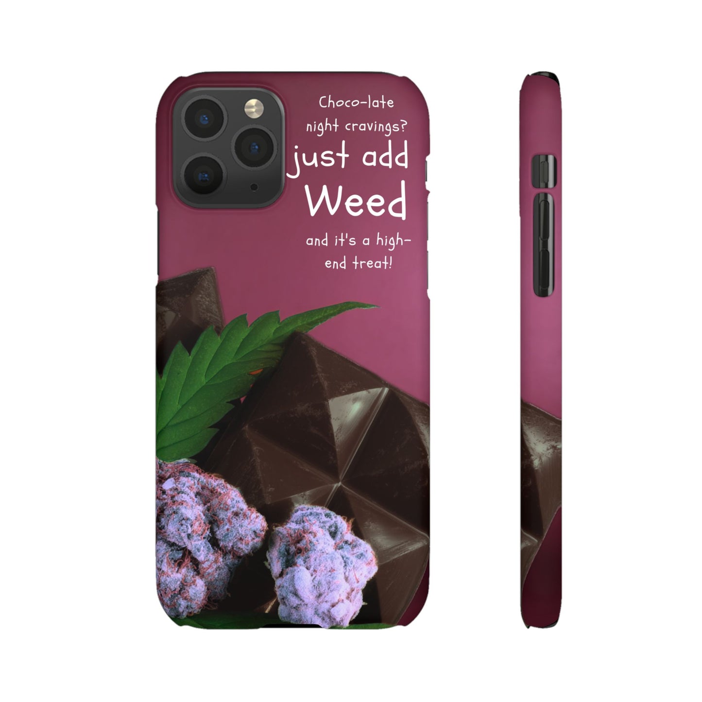 High-End Treat Snap Cases for Weed Enthusiasts Iphone and Samsung Phone Cover
