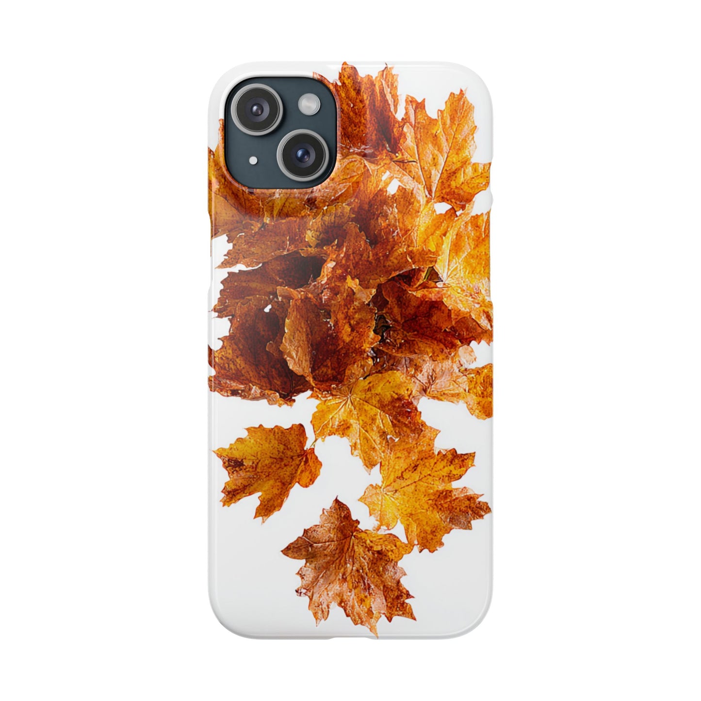 Autumn Leaf Phone Case | Fall Snap Cases, Phone Accessories, Nature Lover Gift, Seasonal Decor, Cozy Fall Vibes