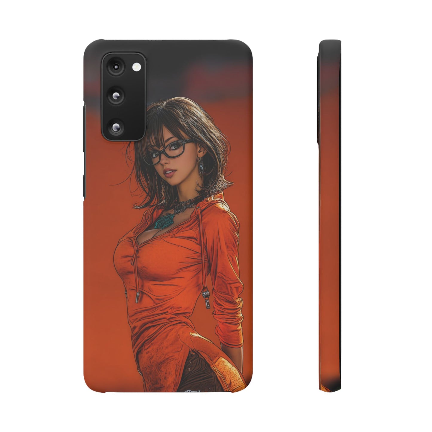Velma Dinkley Cleveland Browns Fan Snap Cases, Phone Cover, Cartoon Style Art, Custom Case, Protective Shell