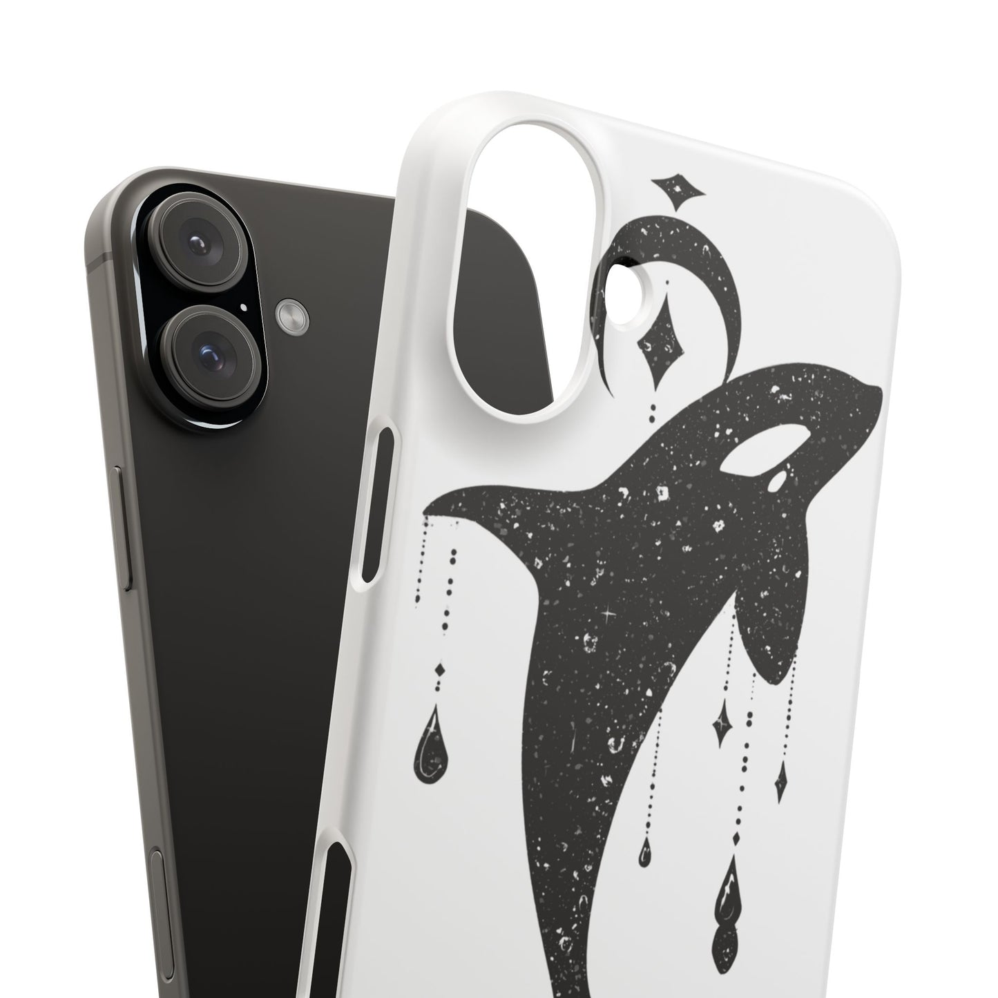 Celestial Orca Snap Case | Phone Cover, Whale Lover Gift, Cosmic Decor, Unique Art, Ocean Vibe