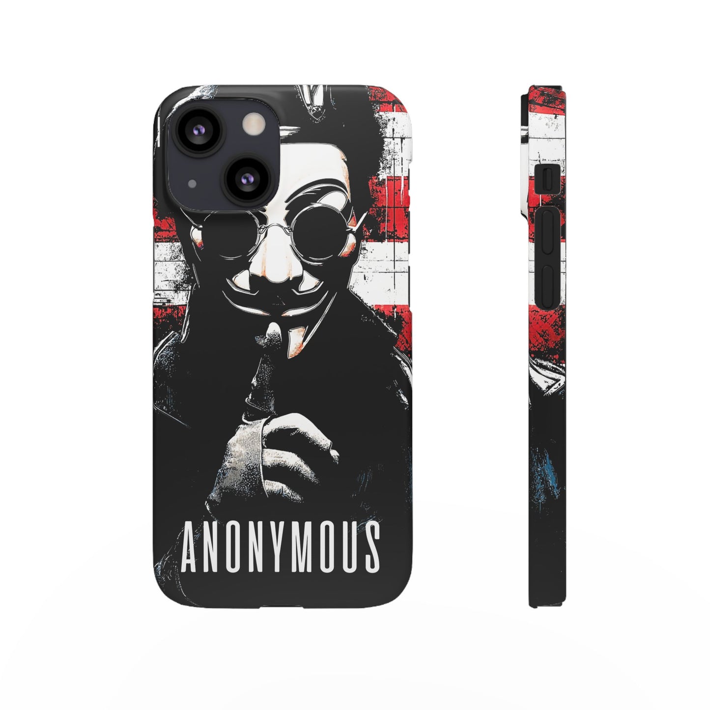 Anonimous & Guy Fawkes Art Snap Case and Protective Phone Cover For iPhone and Samsung