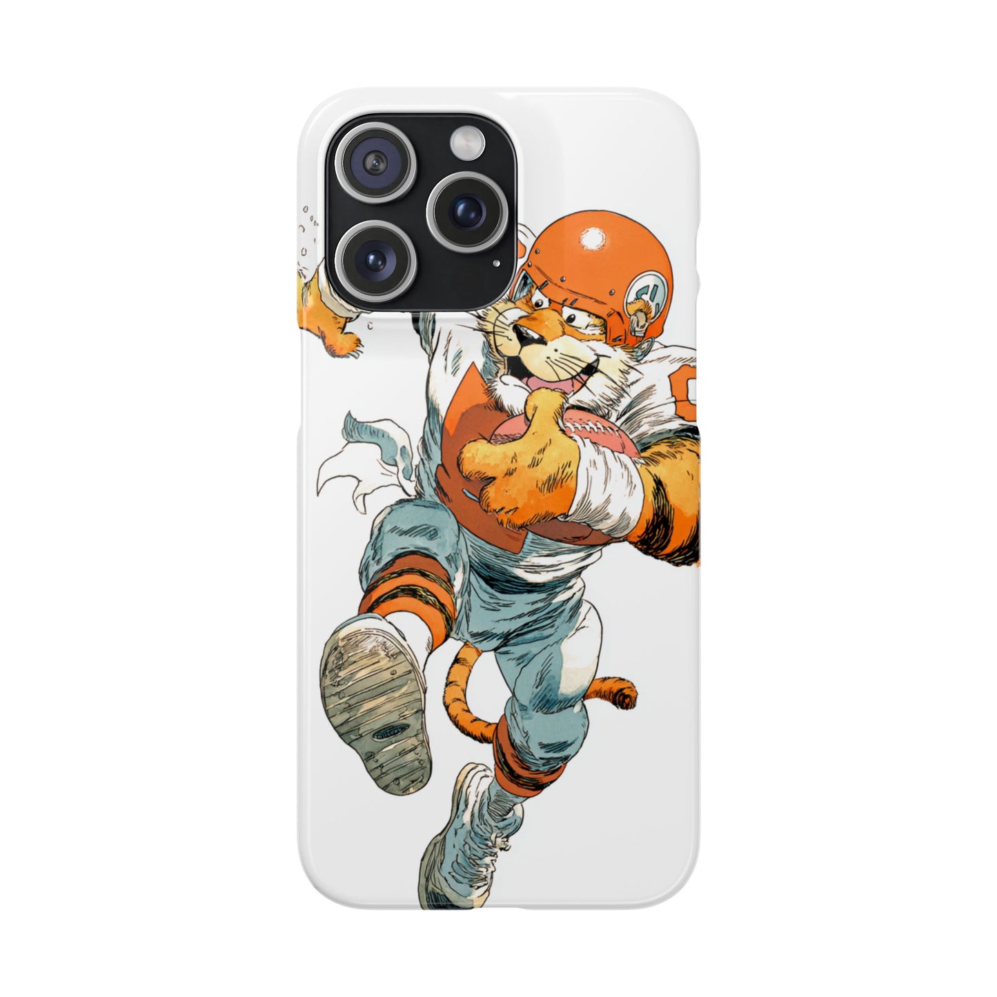 Cincinnati Bengals Snap Cases, Football Fans Phone Case, Tiger Cartoon Art Design, Football Lover Gift, Protective Phone Cover