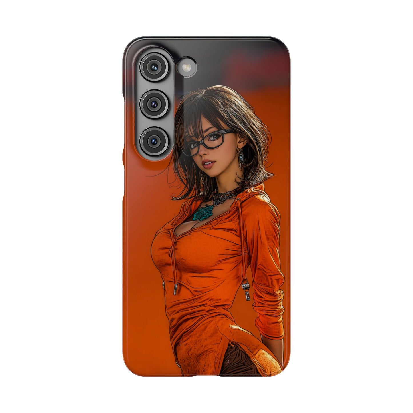 Velma Dinkley Cleveland Browns Fan Snap Cases, Phone Cover, Cartoon Style Art, Custom Case, Protective Shell