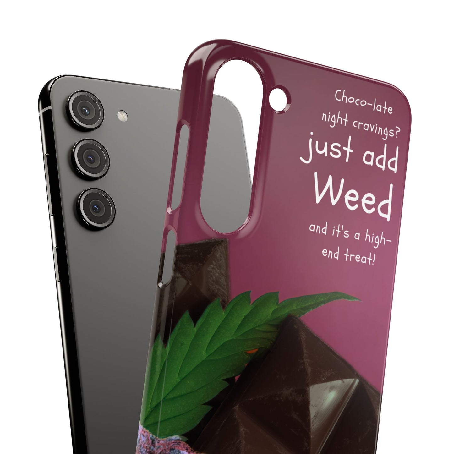 High-End Treat Snap Cases for Weed Enthusiasts Iphone and Samsung Phone Cover