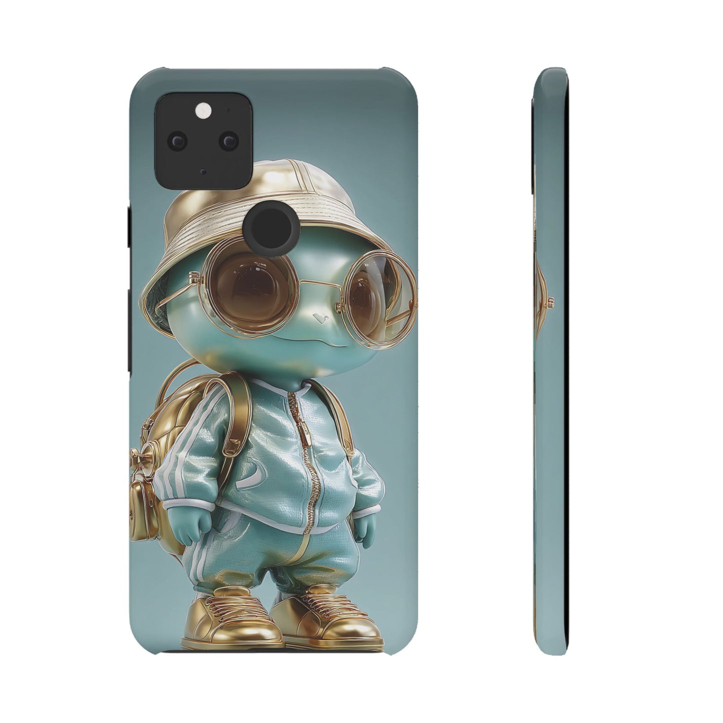 Trendy Character Snap Case for Phone, Cute Phone Cover, Gift for Kids, Cartoon Style Gadget Accessory, Fun Phone Protection