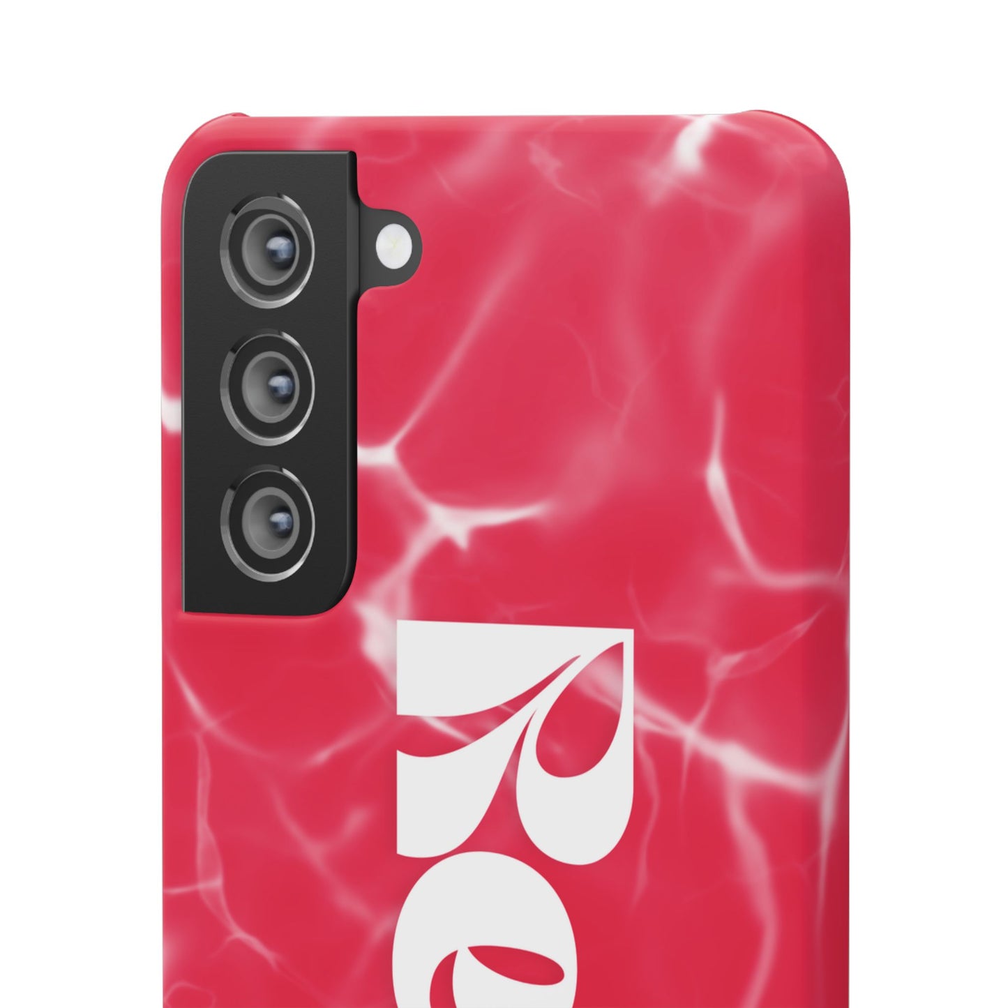 Vibrant Red Snap Case for iPhone, Trendy Phone Cover, Gift for Her, Summer Accessory, Stylish Tech Protection