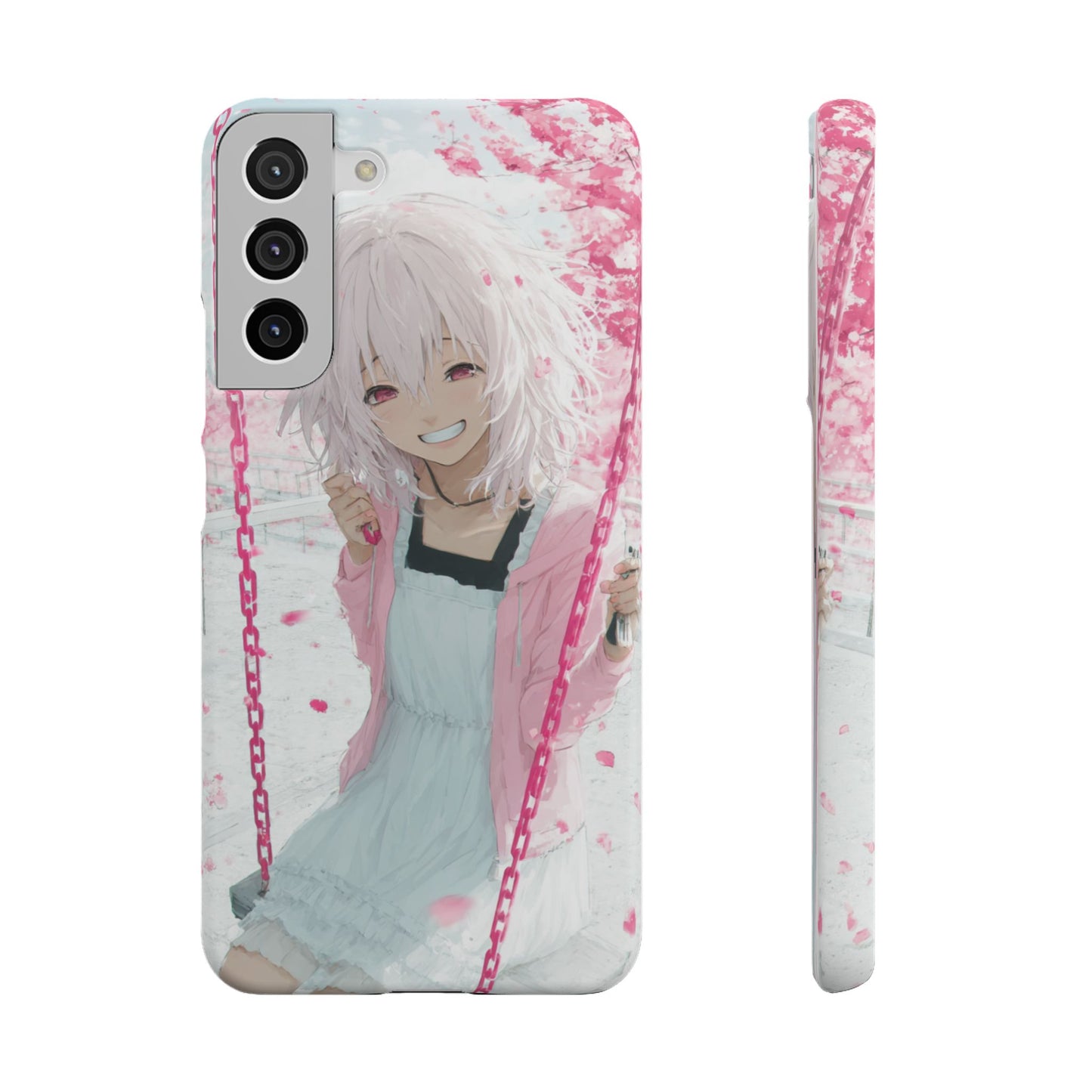 Anime Character Snap Cases for Phone, Cute Aesthetic Phone Cover, Gifts for Otaku, Floral Design, Unique Phone Cases