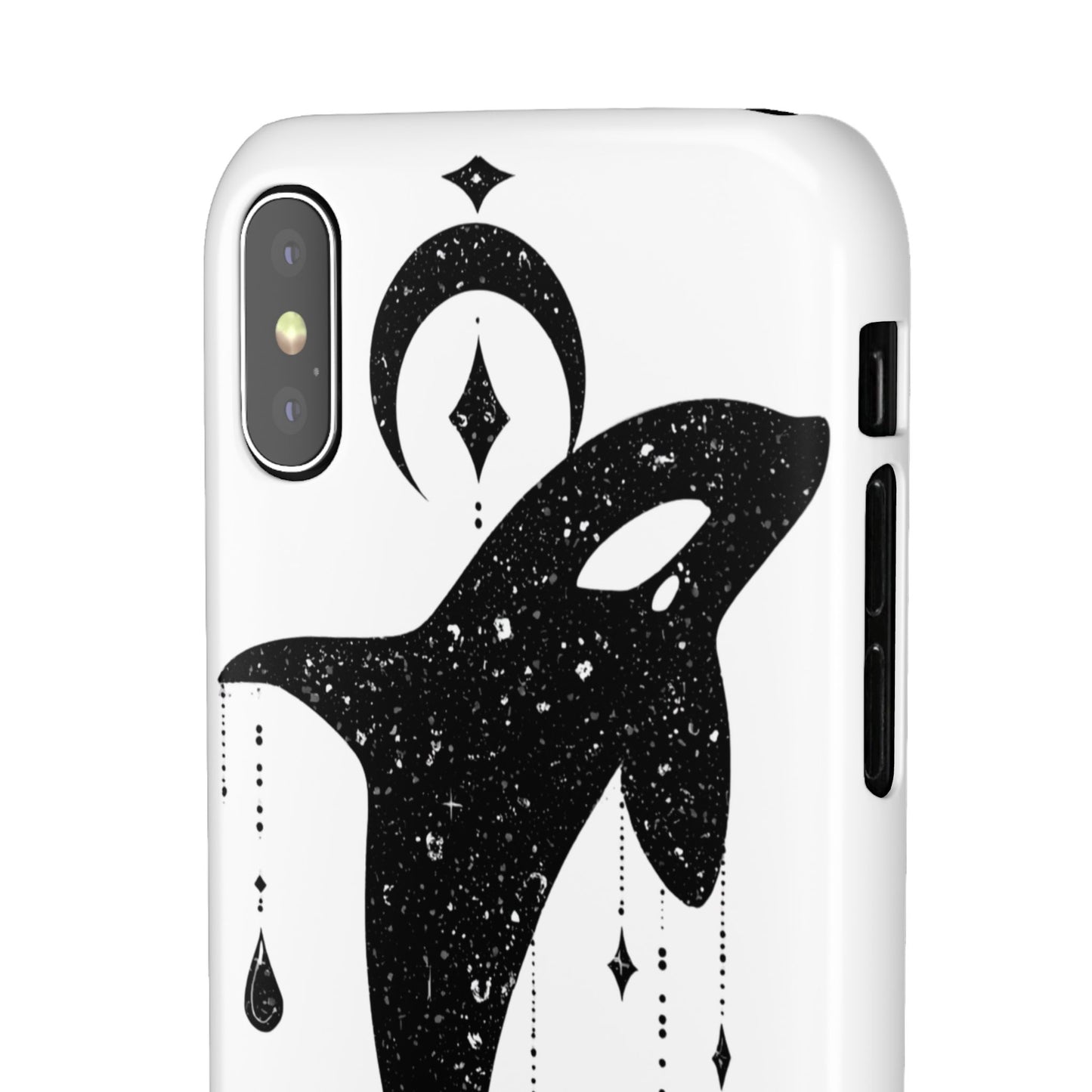 Celestial Orca Snap Case | Phone Cover, Whale Lover Gift, Cosmic Decor, Unique Art, Ocean Vibe