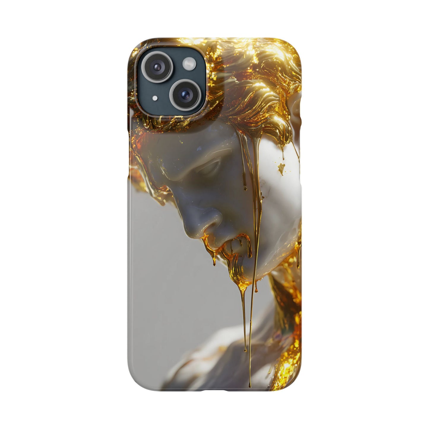 Gold Goddess Art Snap Case, Artistic Phone Cover, Unique Phone Accessory, Gift for Art Lovers, Stylish Protection