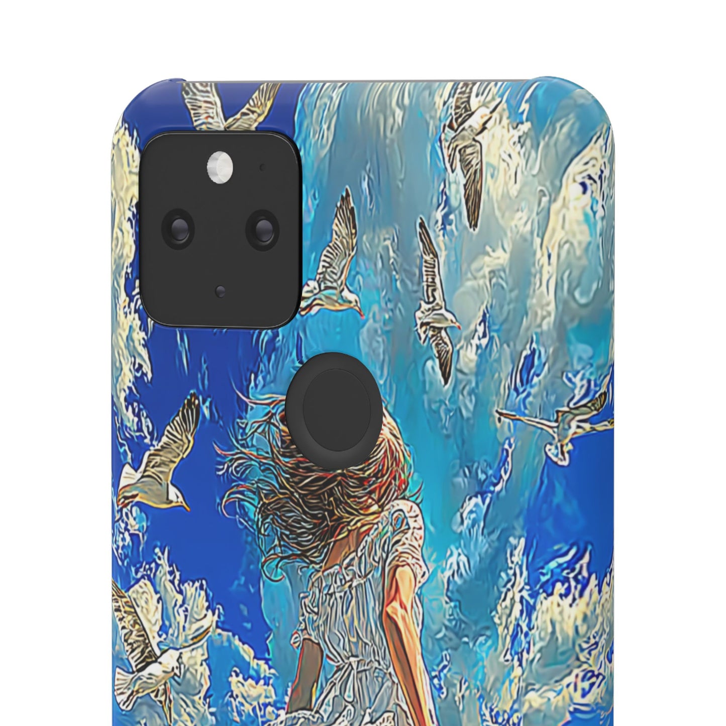 Dreamy Seaside Snap Case, Ocean Waves Phone Cover, Summer Vibe Gift, Cute Aesthetic Accessory, Beach Lover Case