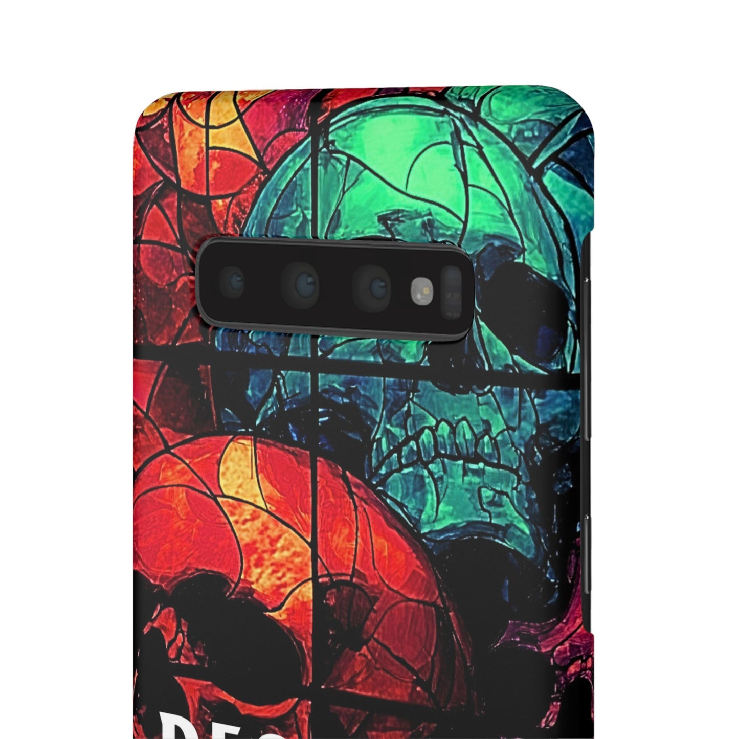Halloween Custom Requiem Skull Snap Case Phone Cover for iPhone and Samsung