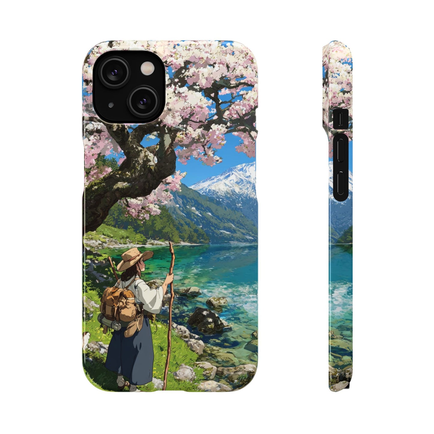 Nature-Inspired Snap Cases for Phone Protection, Floral Phone Covers, Cherry Blossom Aesthetic, Gifts for Nature Lovers, Spring Accessories