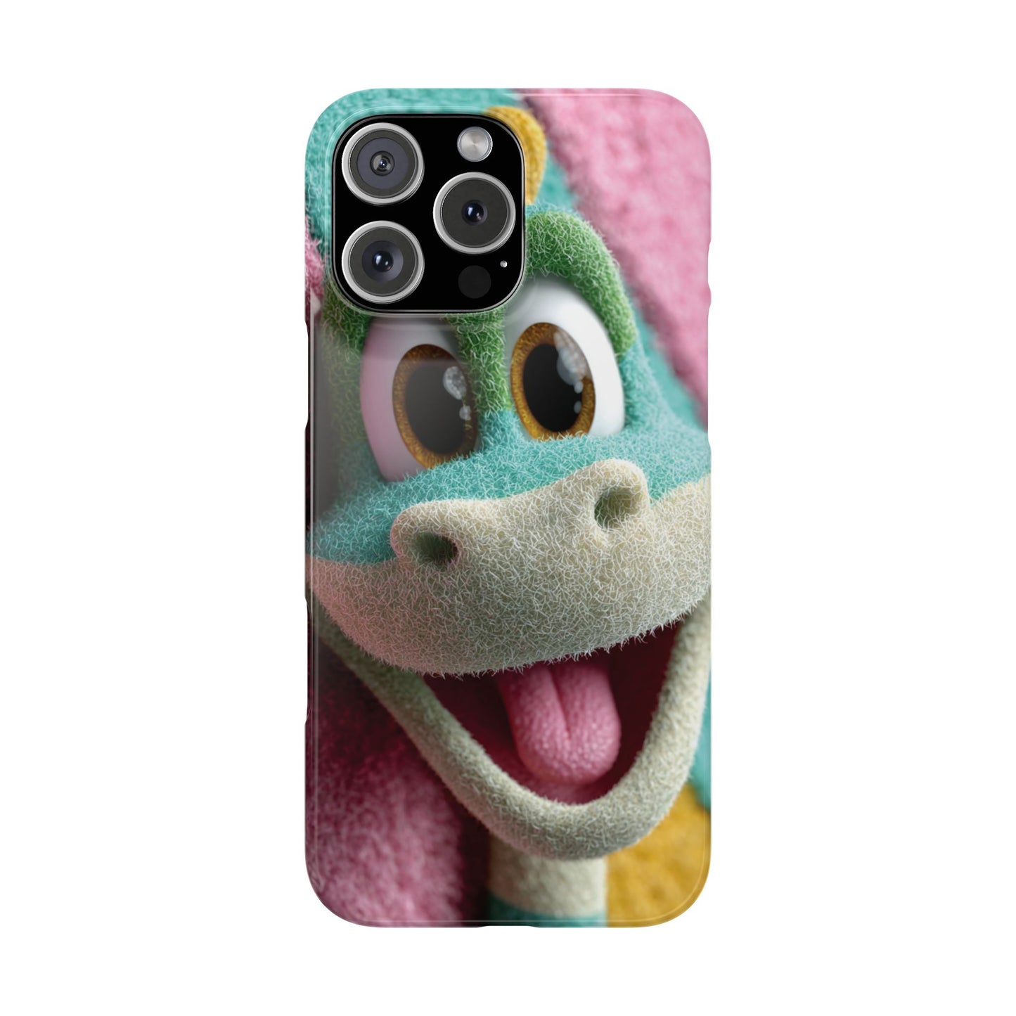 Fun Dino Snap Case for Kids | Cute Phone Cover | Colorful Mobile Accessory | Birthday Gift | Child's Tech Style