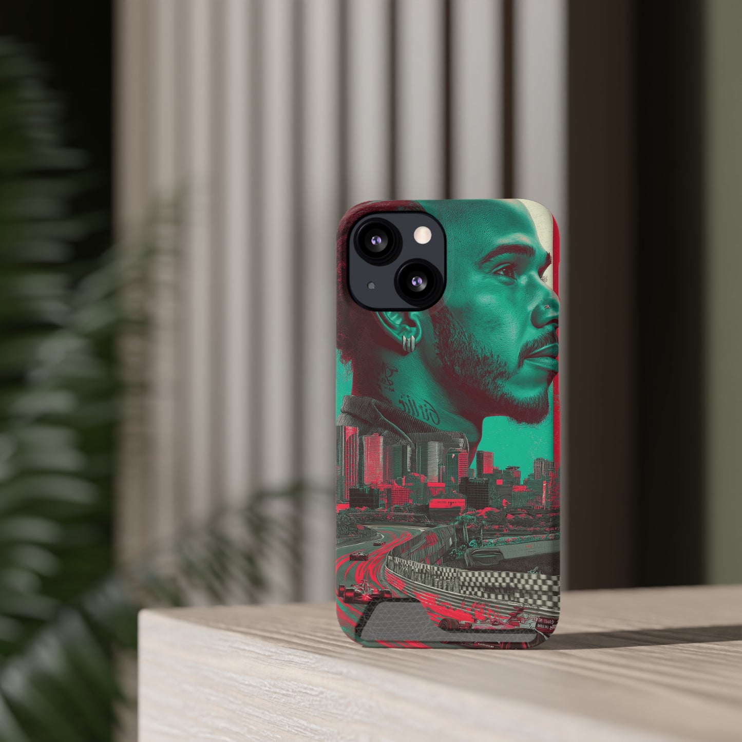 Racing Phone Case, Card Holder Case, Sports Phone Cover, Gift for Car Enthusiasts, Personalized Cell Phone Protector