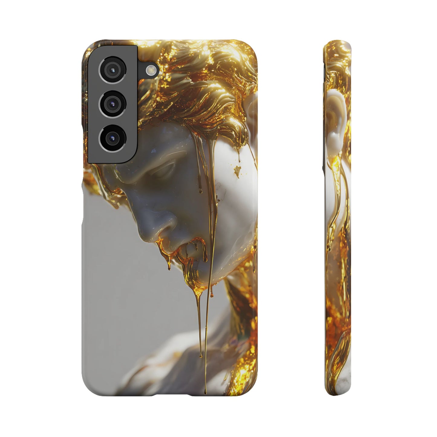 Gold Goddess Art Snap Case, Artistic Phone Cover, Unique Phone Accessory, Gift for Art Lovers, Stylish Protection