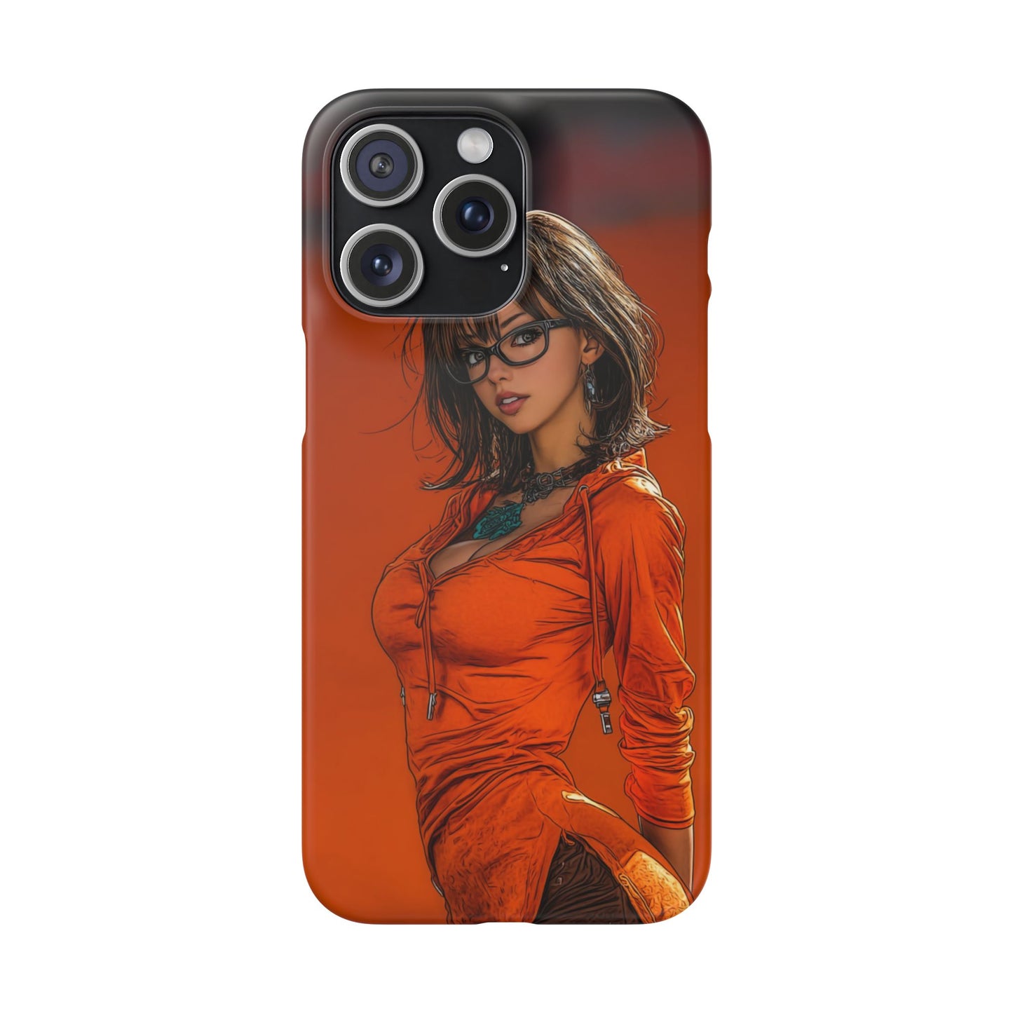Velma Dinkley Cleveland Browns Fan Snap Cases, Phone Cover, Cartoon Style Art, Custom Case, Protective Shell