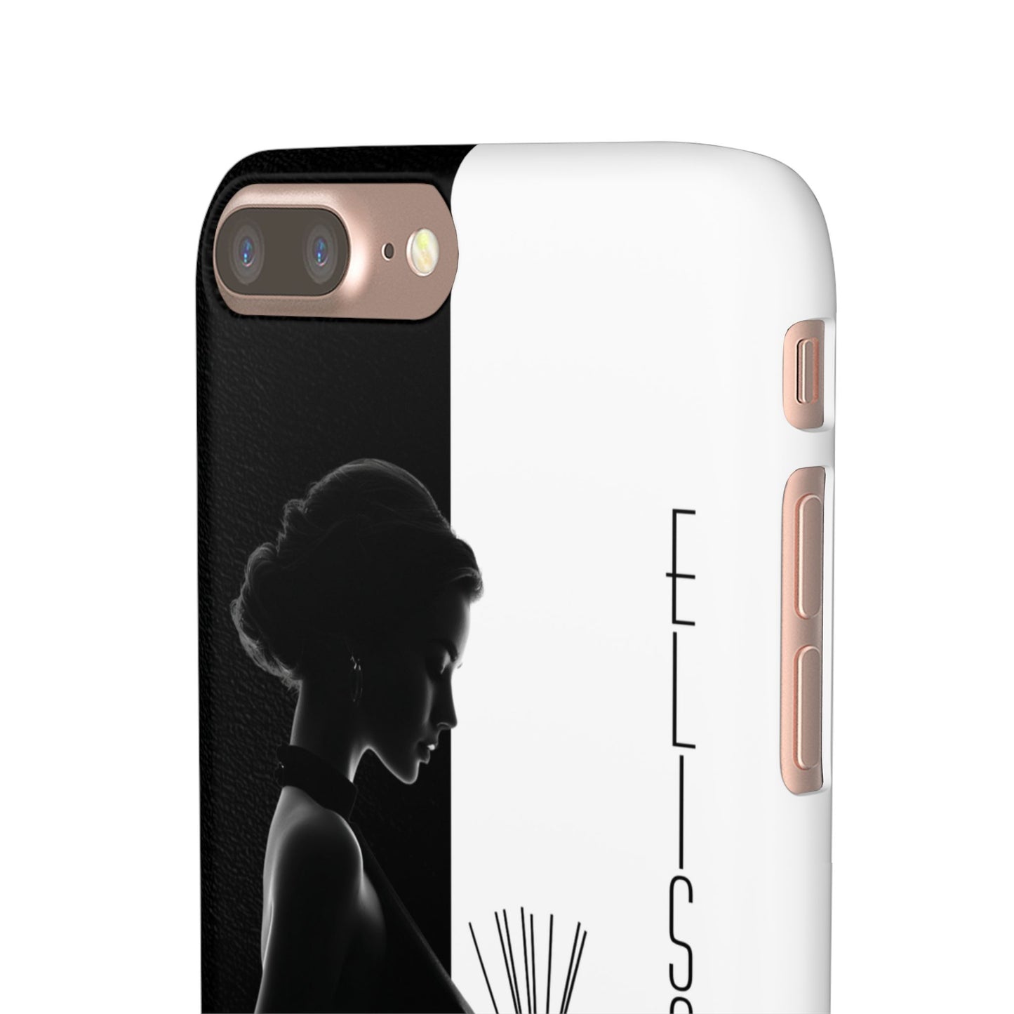 Custom Black and White Snap Case for Women Phone Cover for iPhone and Samsung