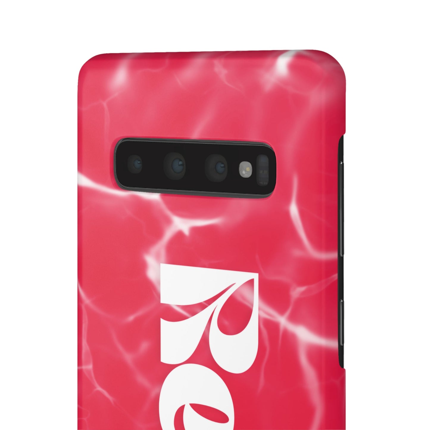 Vibrant Red Snap Case for iPhone, Trendy Phone Cover, Gift for Her, Summer Accessory, Stylish Tech Protection