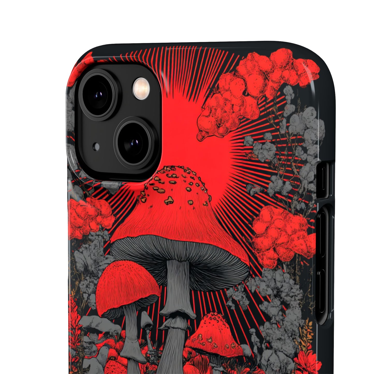Fantasy Mushroom Snap Case Custom Phone Cover for iPhone and Samsung Mate and Glossy Avvialable