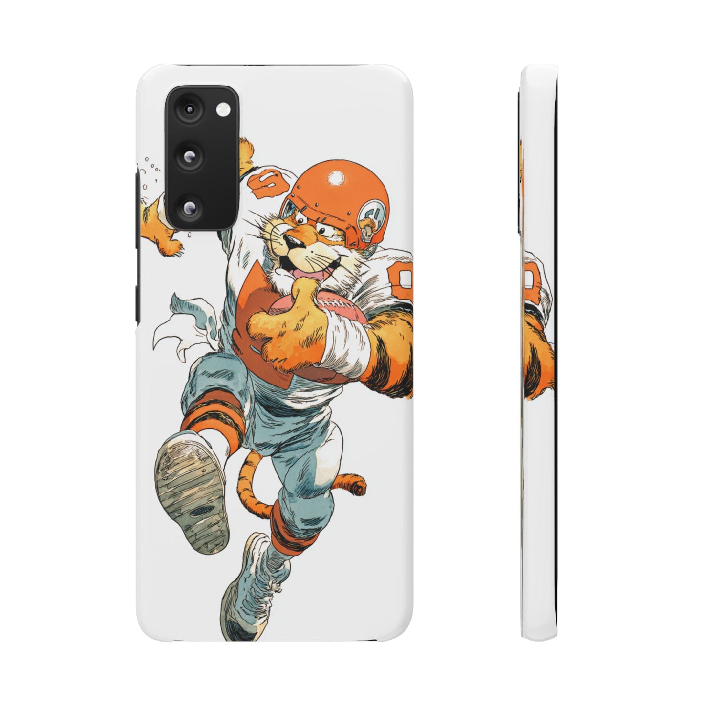 Cincinnati Bengals Snap Cases, Football Fans Phone Case, Tiger Cartoon Art Design, Football Lover Gift, Protective Phone Cover