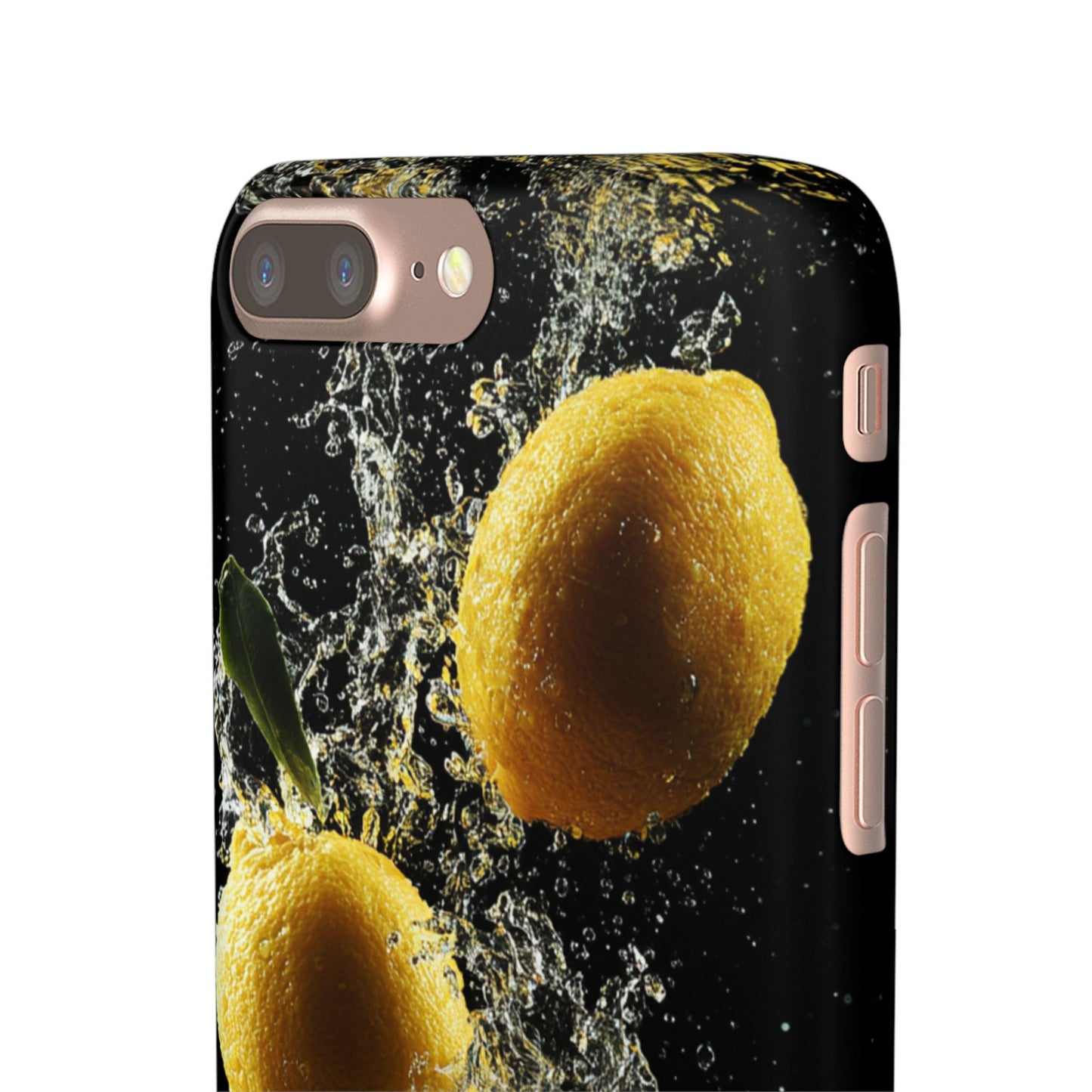 Lemon Splash Phone Case - Vibrant Snap Case, Fruit Lover Gift, Summer Vibes, Kitchen Decor, Unique Phone Accessories