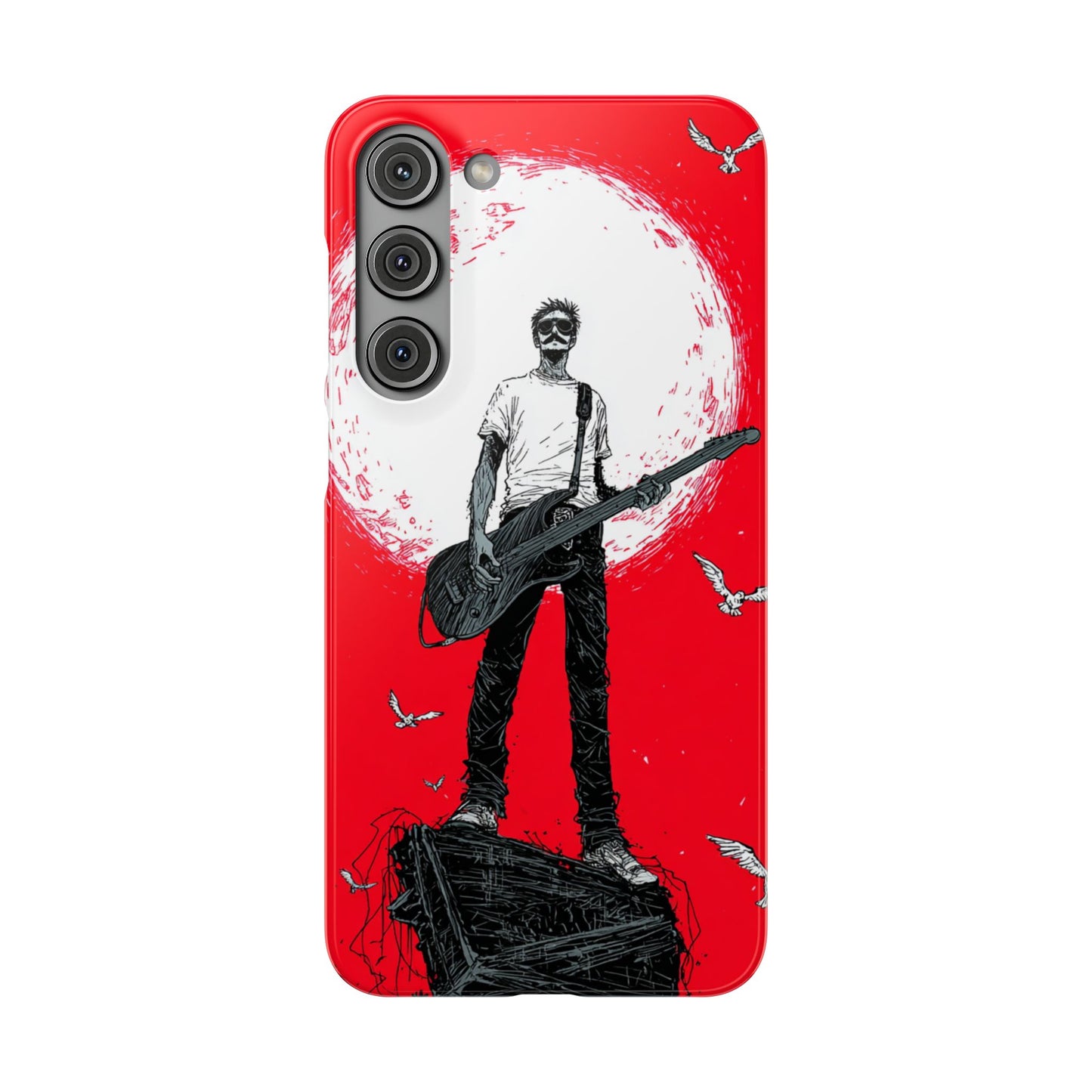 Rock & Roll Snap Cases - Music Lover's Phone Protection, Edgy Art, Gift for Guitarists, Cool Accessory for Teens