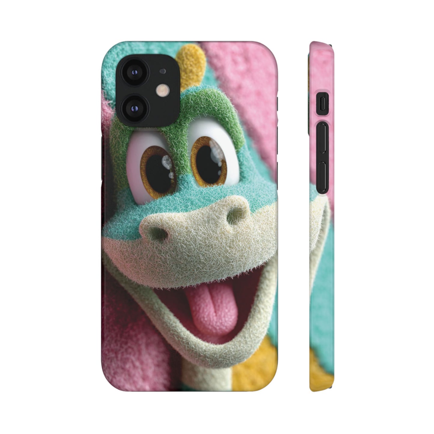 Fun Dino Snap Case for Kids | Cute Phone Cover | Colorful Mobile Accessory | Birthday Gift | Child's Tech Style