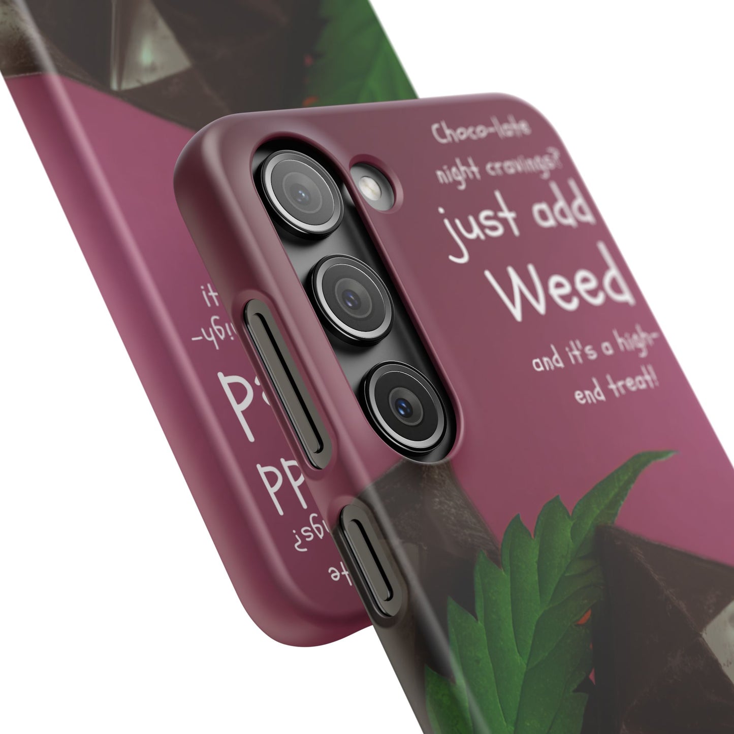 High-End Treat Snap Cases for Weed Enthusiasts Iphone and Samsung Phone Cover