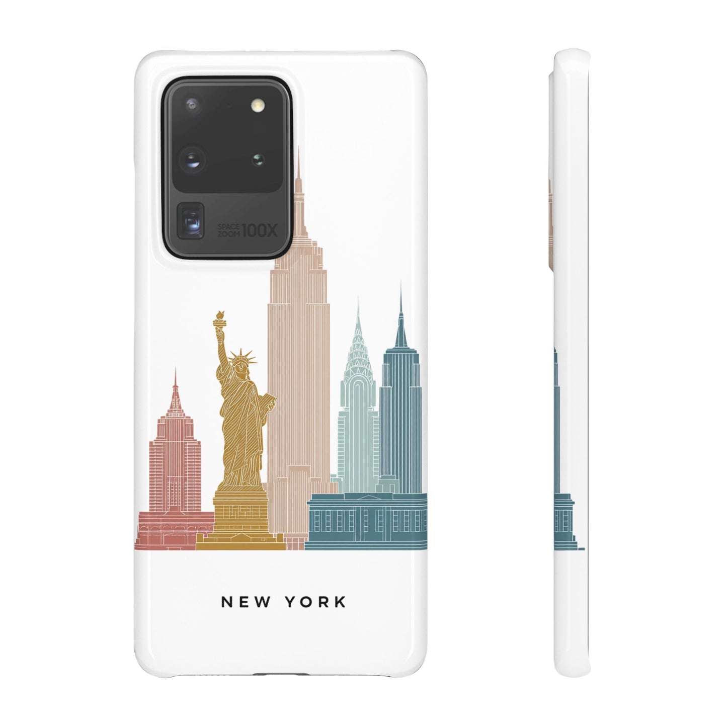 Stylish New York Snap Case, Urban Phone Cover, Cityscape Phone Case, Gift for Travelers, Trendy Protective Case