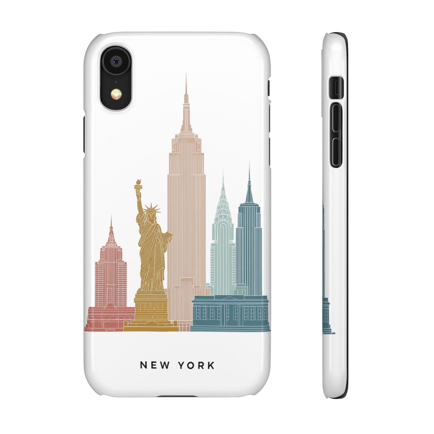 Stylish New York Snap Case, Urban Phone Cover, Cityscape Phone Case, Gift for Travelers, Trendy Protective Case