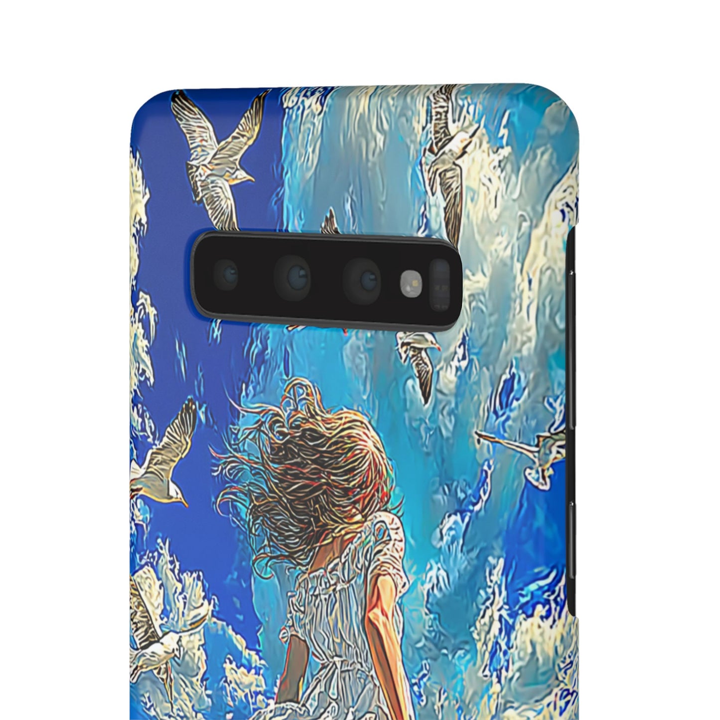 Dreamy Seaside Snap Case, Ocean Waves Phone Cover, Summer Vibe Gift, Cute Aesthetic Accessory, Beach Lover Case