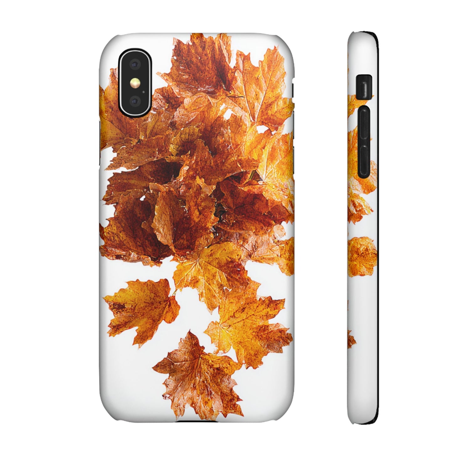 Autumn Leaf Phone Case | Fall Snap Cases, Phone Accessories, Nature Lover Gift, Seasonal Decor, Cozy Fall Vibes