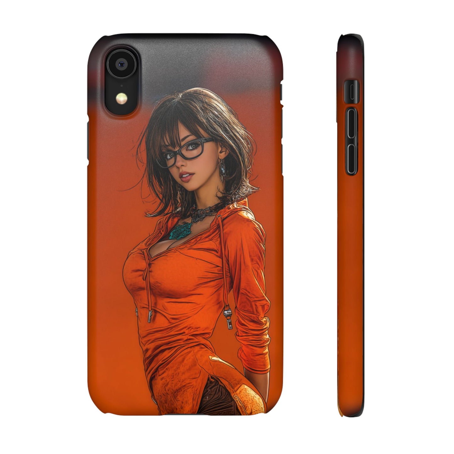 Velma Dinkley Cleveland Browns Fan Snap Cases, Phone Cover, Cartoon Style Art, Custom Case, Protective Shell