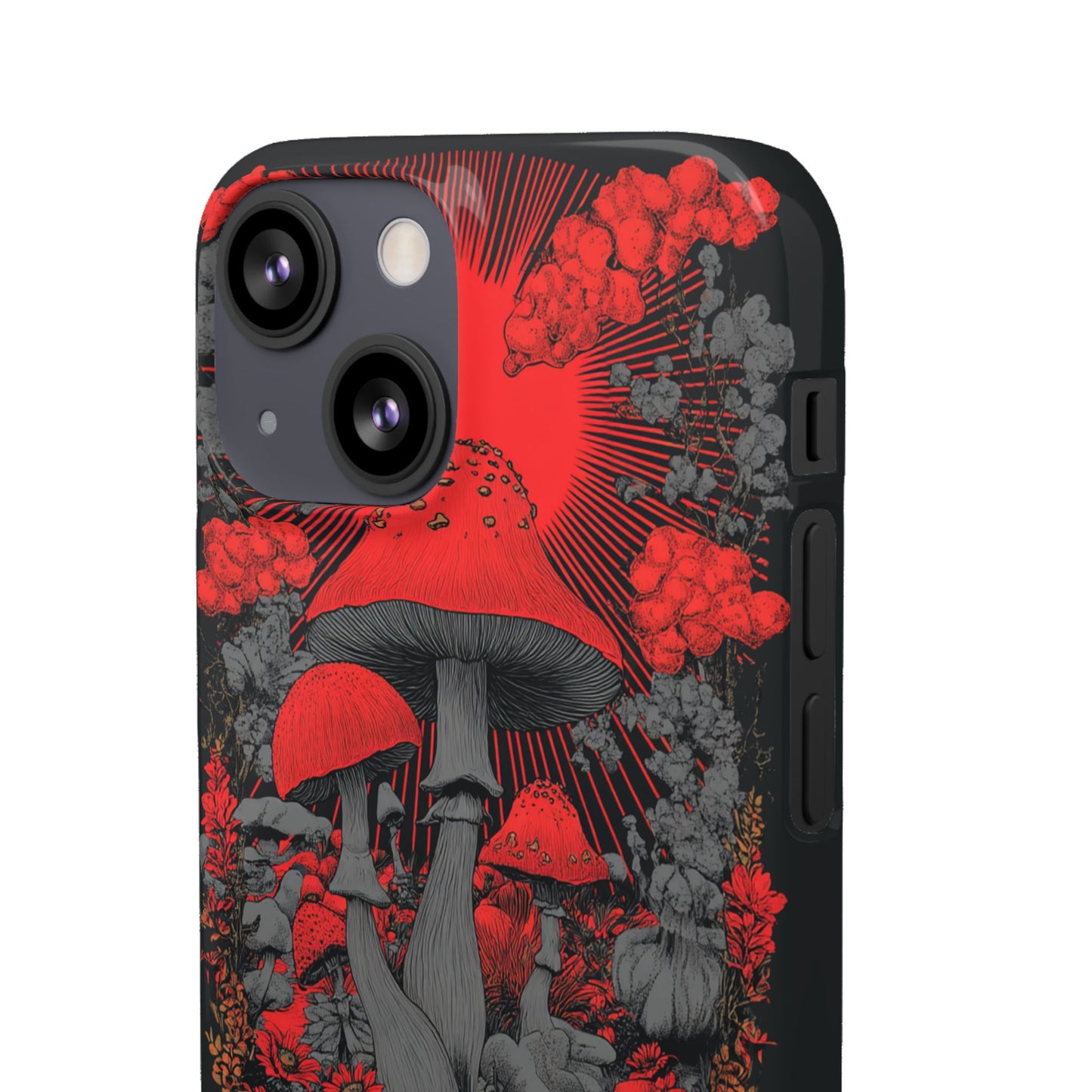 Fantasy Mushroom Snap Case Custom Phone Cover for iPhone and Samsung Mate and Glossy Avvialable