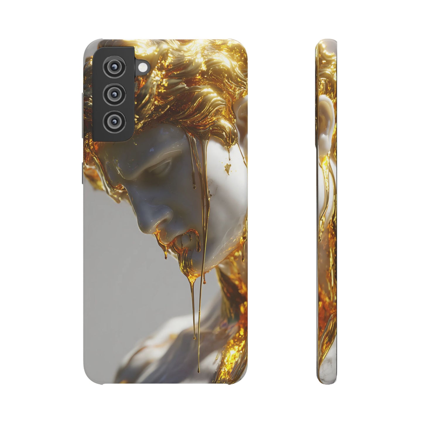 Gold Goddess Art Snap Case, Artistic Phone Cover, Unique Phone Accessory, Gift for Art Lovers, Stylish Protection