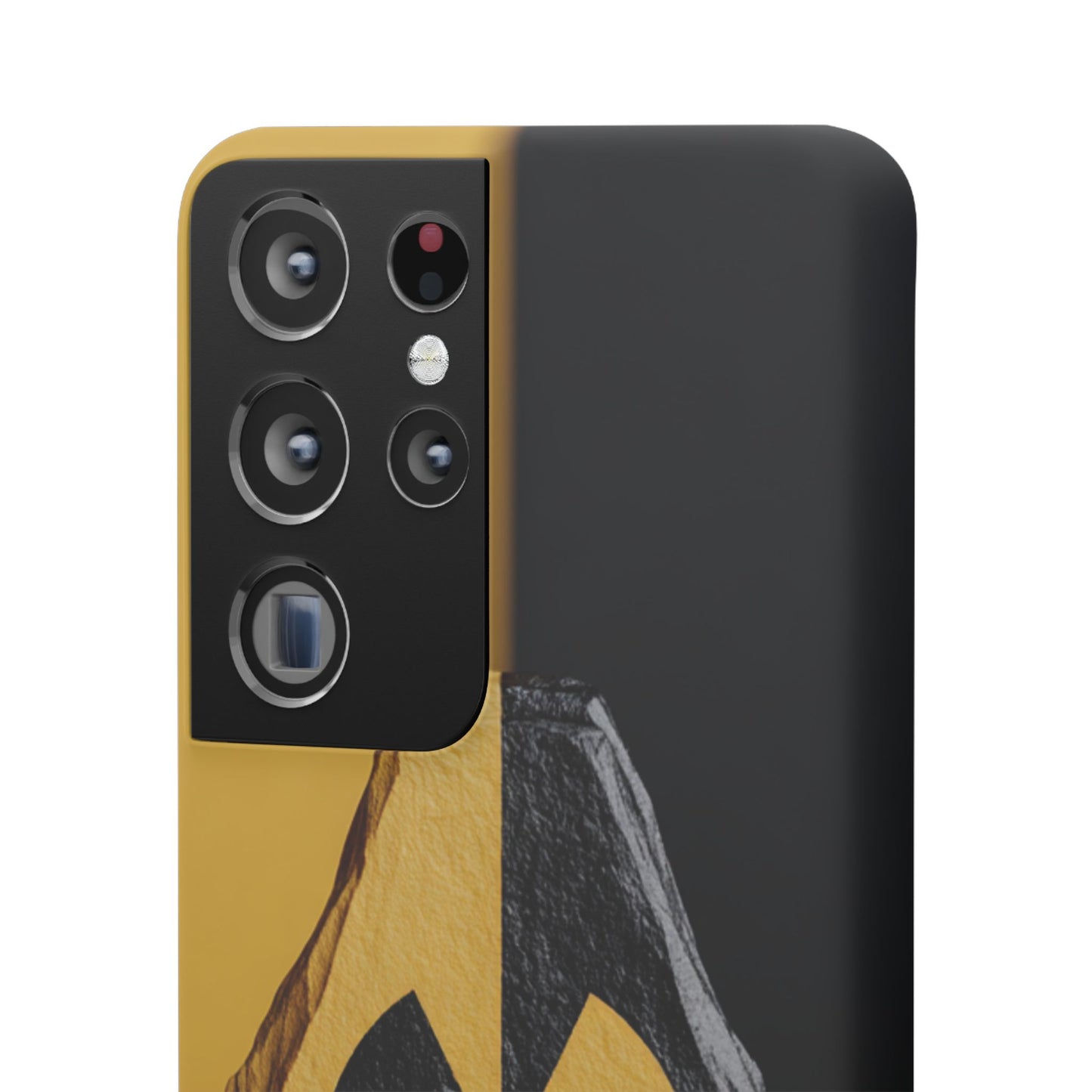 Bold Graphic Snap Case, Radiation Symbol Phone Cover, Trendy Phone Accessory, Unique Gift for Tech Lovers, Stylish Mobile Case