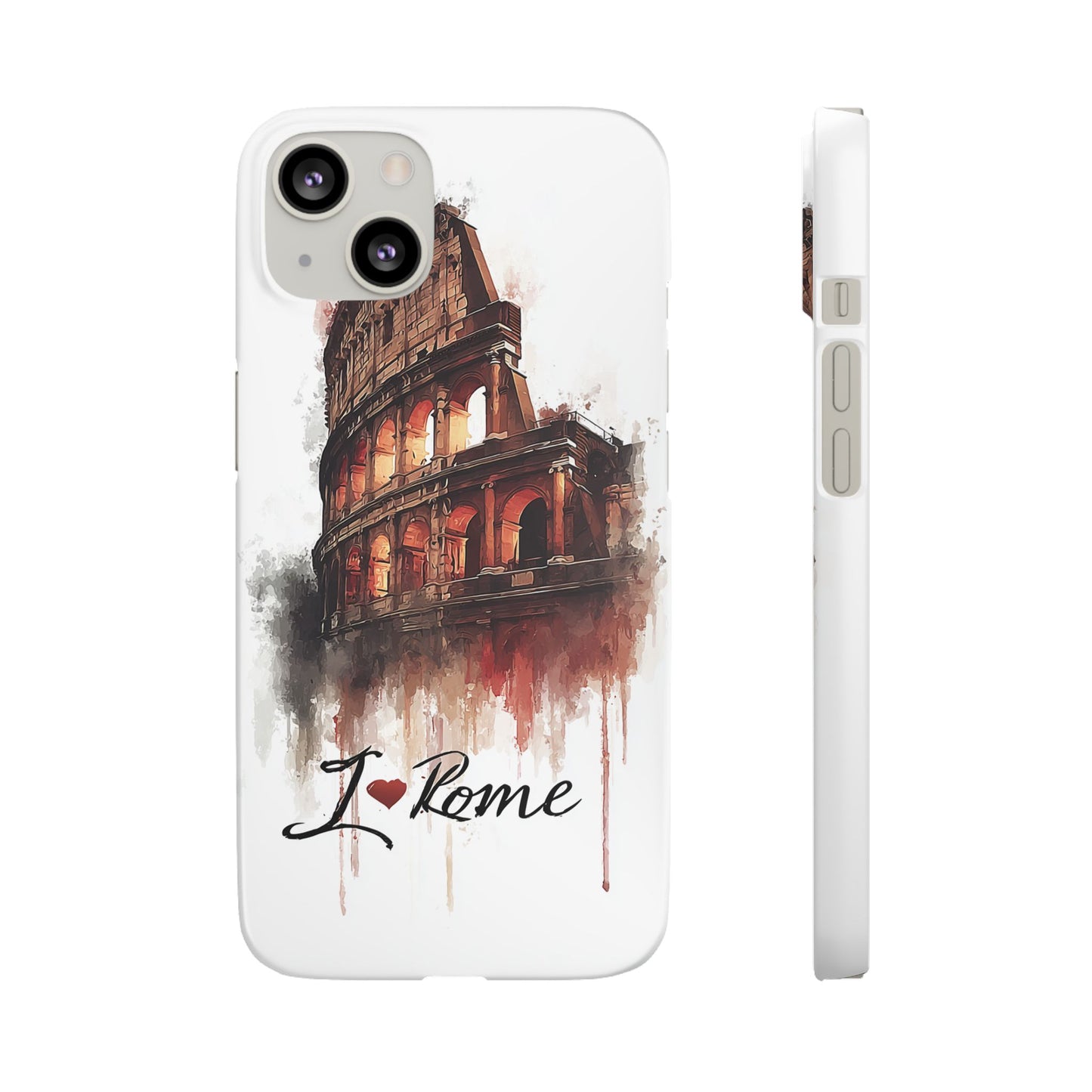 I Love Rome Snap Cases, Urban Phone Covers, Travel Accessories, Gift for Travelers, City Love Merch