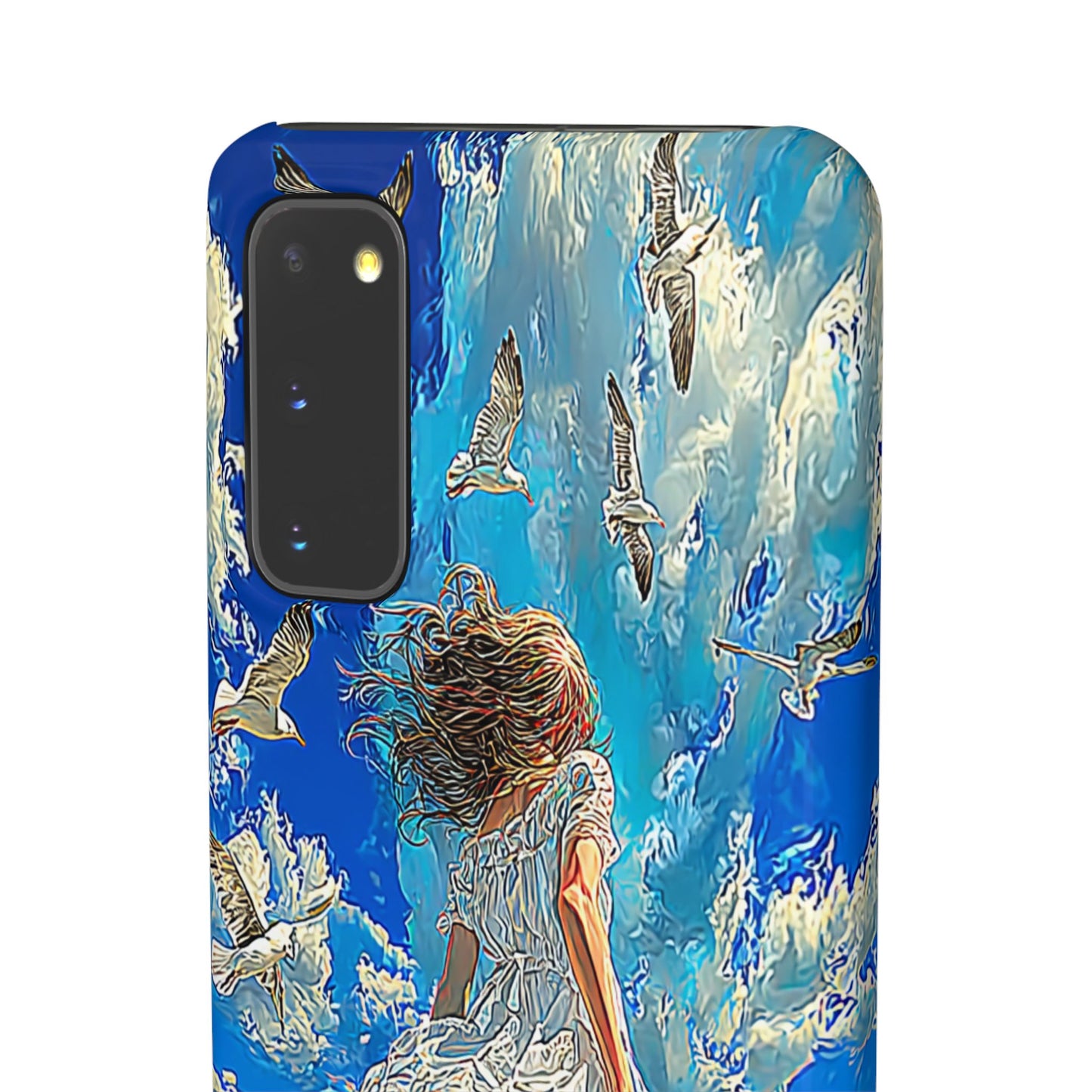 Dreamy Seaside Snap Case, Ocean Waves Phone Cover, Summer Vibe Gift, Cute Aesthetic Accessory, Beach Lover Case