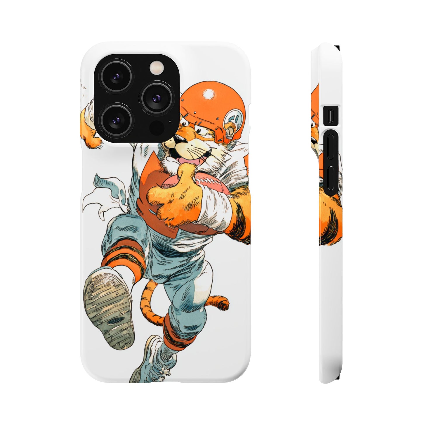Cincinnati Bengals Snap Cases, Football Fans Phone Case, Tiger Cartoon Art Design, Football Lover Gift, Protective Phone Cover