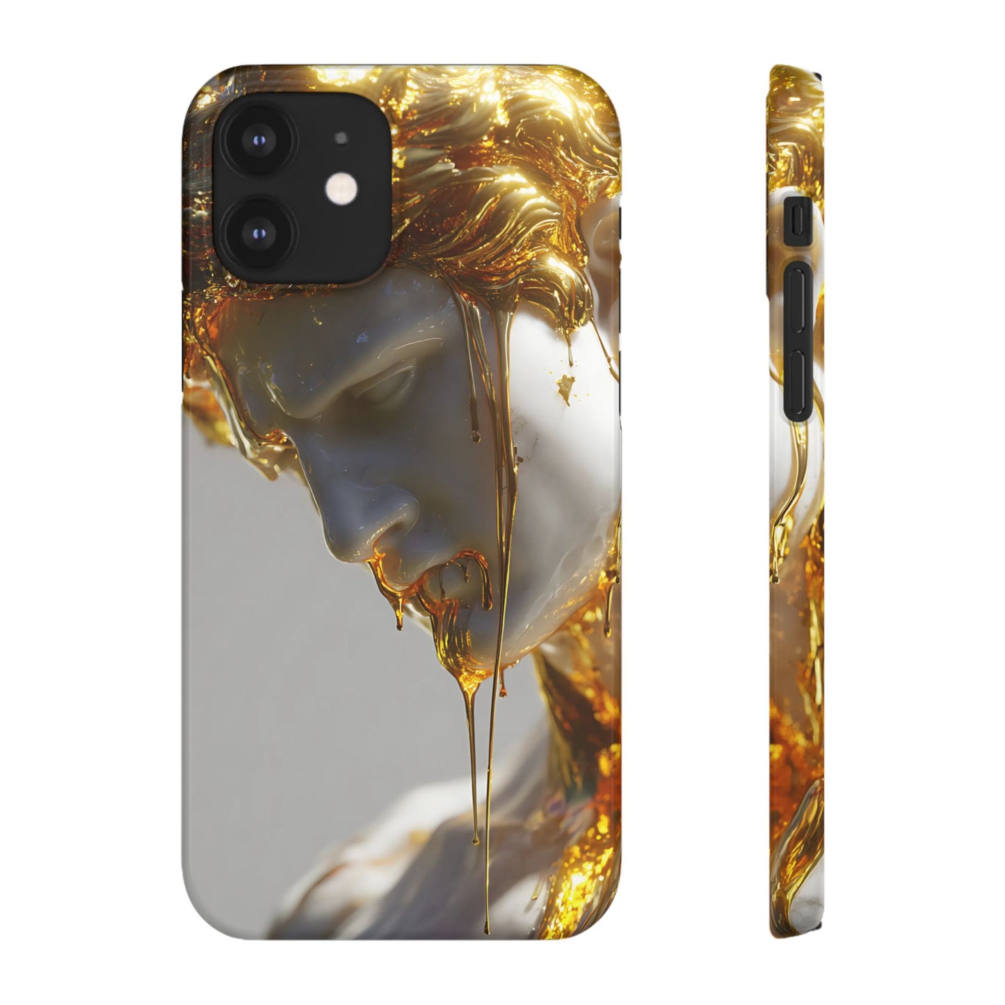Gold Goddess Art Snap Case, Artistic Phone Cover, Unique Phone Accessory, Gift for Art Lovers, Stylish Protection