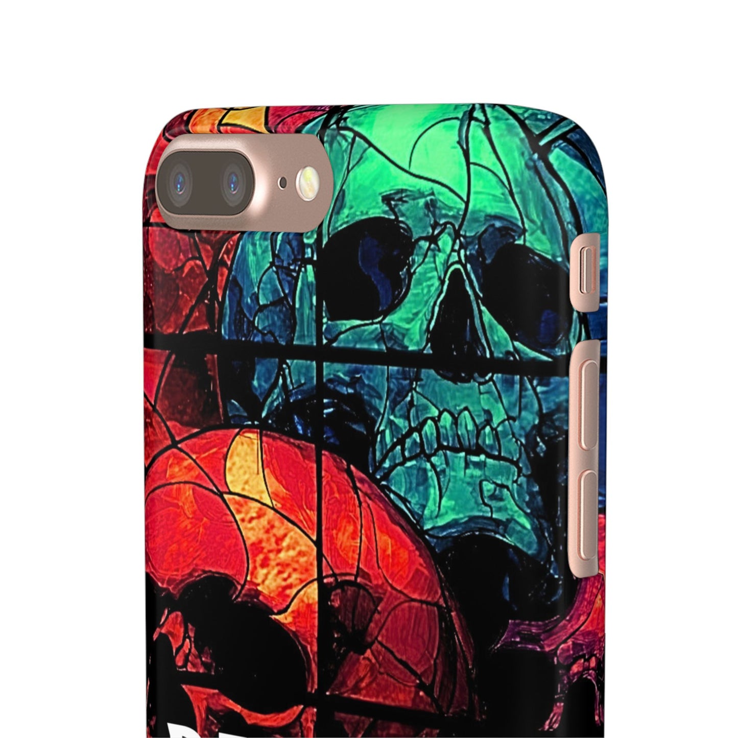 Halloween Custom Requiem Skull Snap Case Phone Cover for iPhone and Samsung