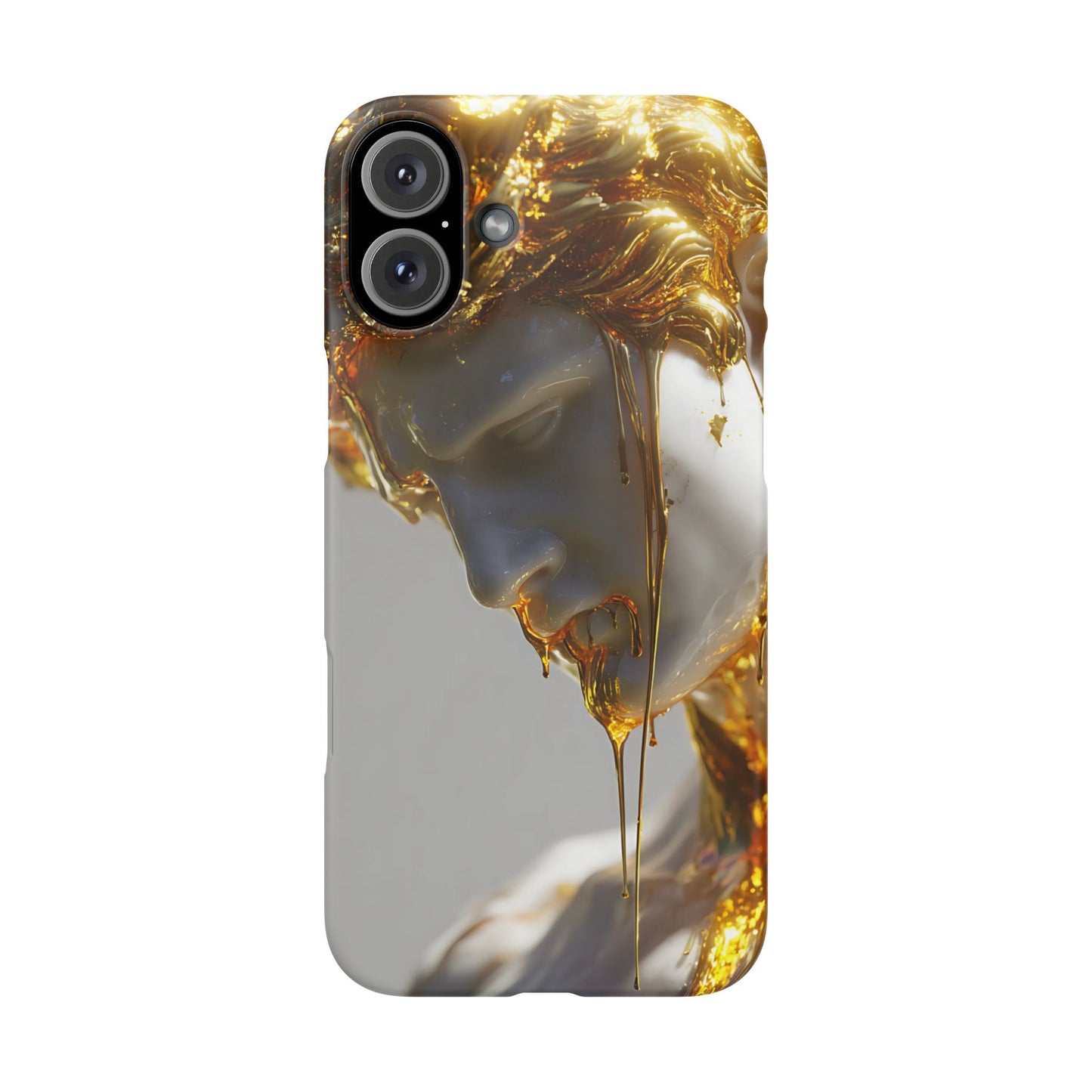Gold Goddess Art Snap Case, Artistic Phone Cover, Unique Phone Accessory, Gift for Art Lovers, Stylish Protection