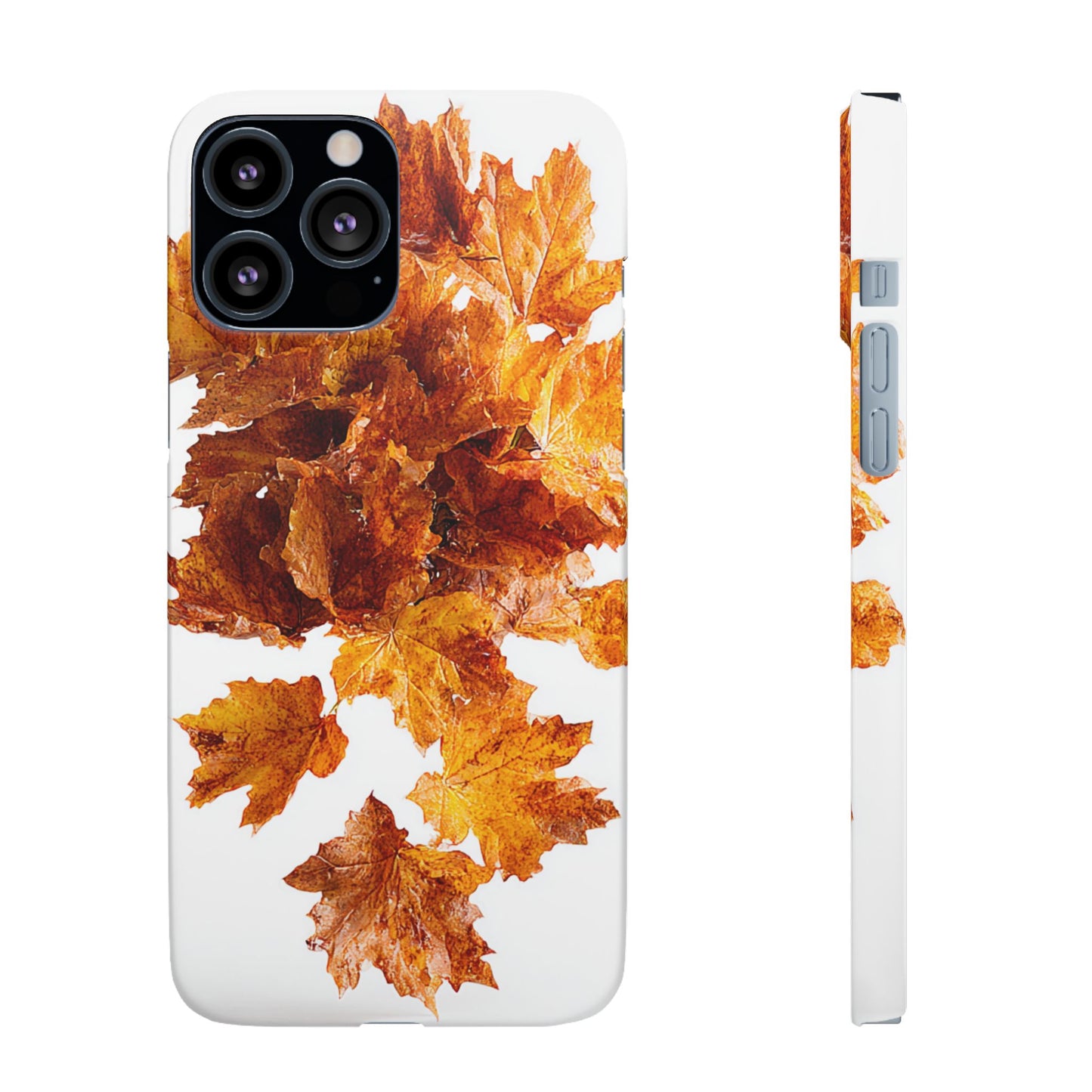 Autumn Leaf Phone Case | Fall Snap Cases, Phone Accessories, Nature Lover Gift, Seasonal Decor, Cozy Fall Vibes