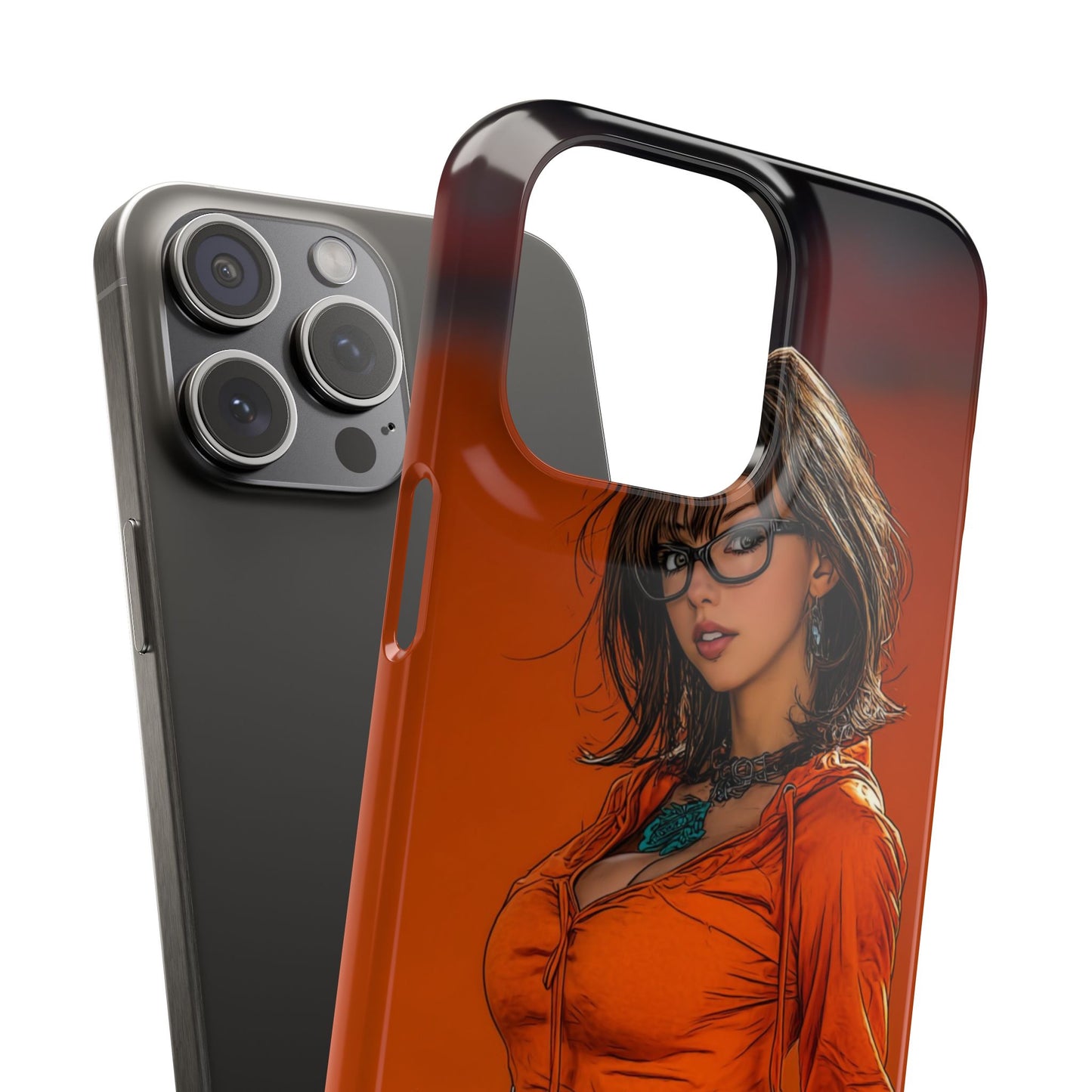 Velma Dinkley Cleveland Browns Fan Snap Cases, Phone Cover, Cartoon Style Art, Custom Case, Protective Shell