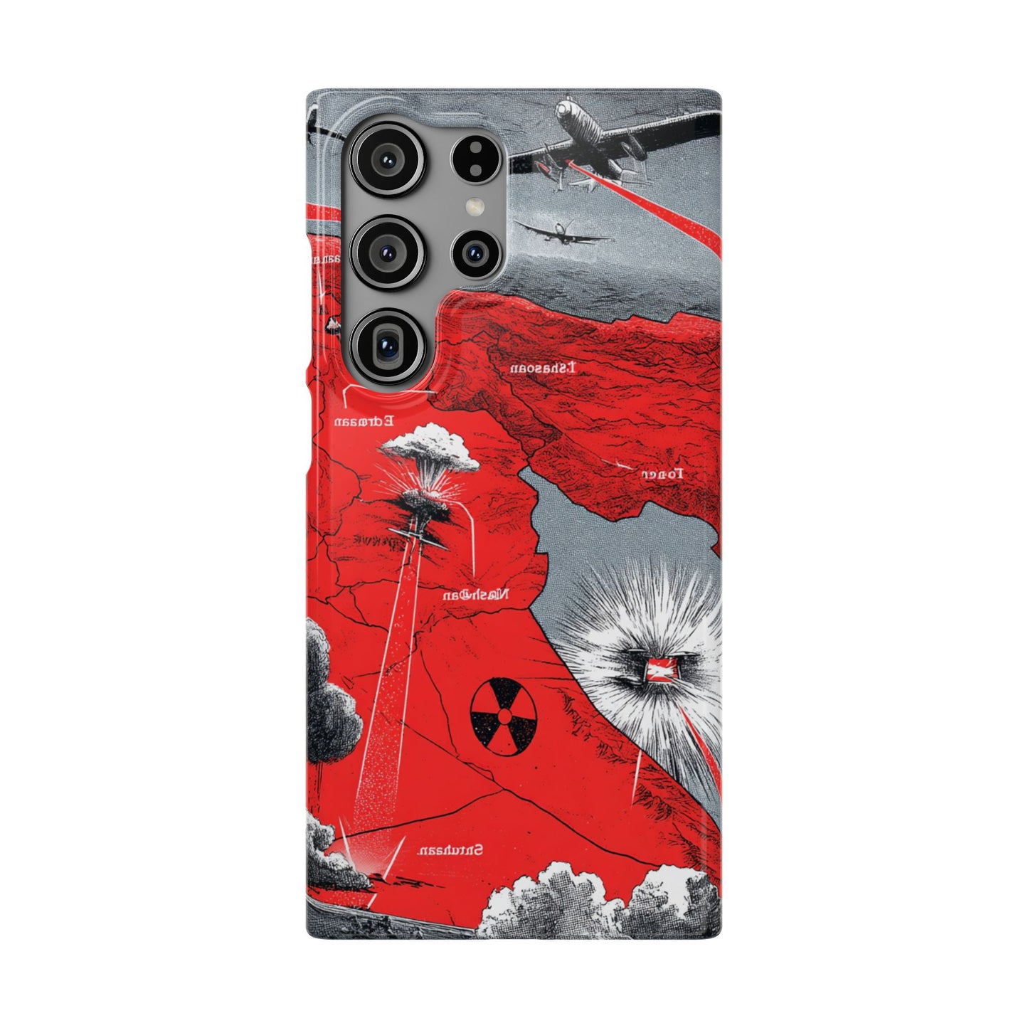 Bold Graphic Snap Case with Dramatic Design, Unique Phone Cover, Artistic Protection for iPhone, Trendy Gadget Gift, Edgy Tech Accessory