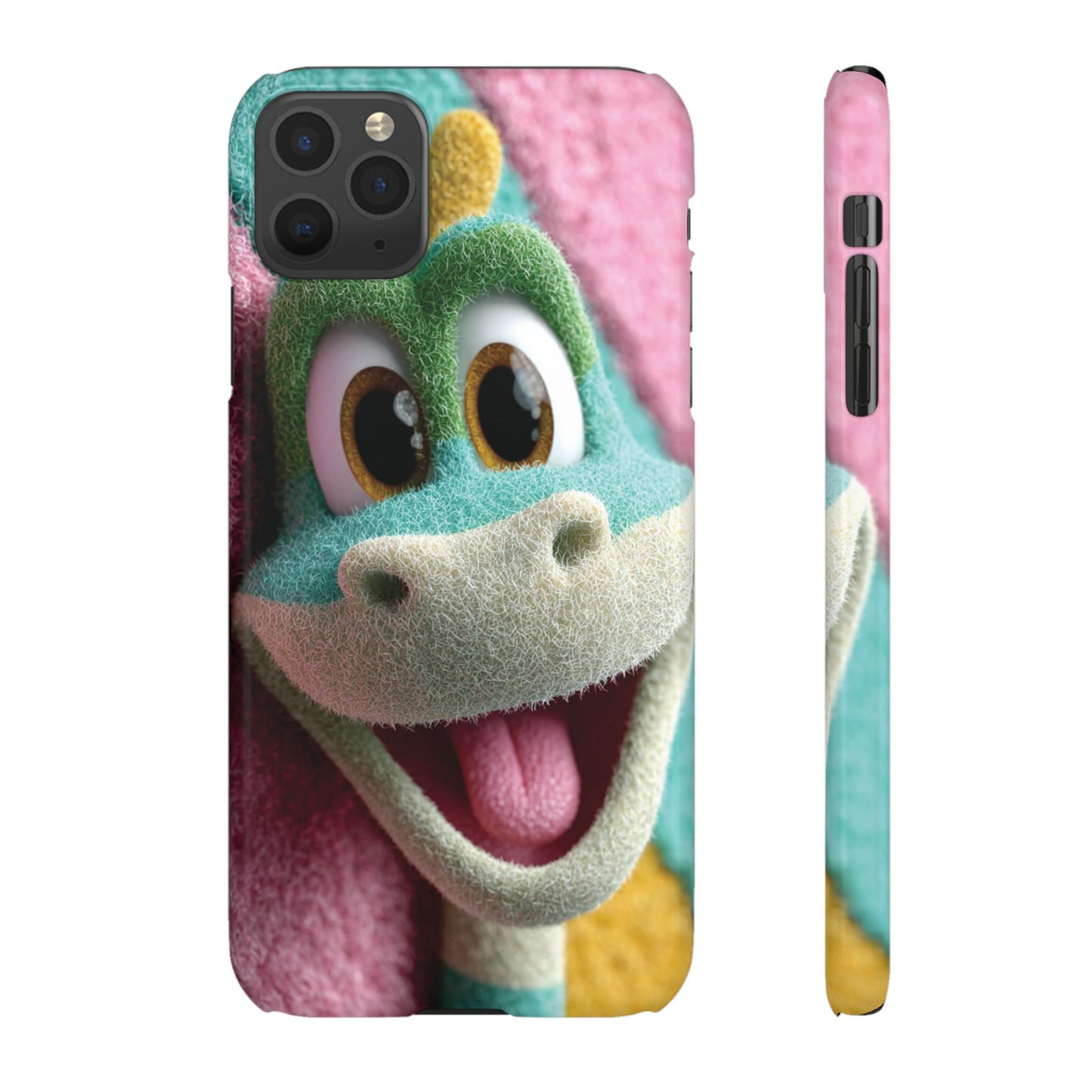 Fun Dino Snap Case for Kids | Cute Phone Cover | Colorful Mobile Accessory | Birthday Gift | Child's Tech Style