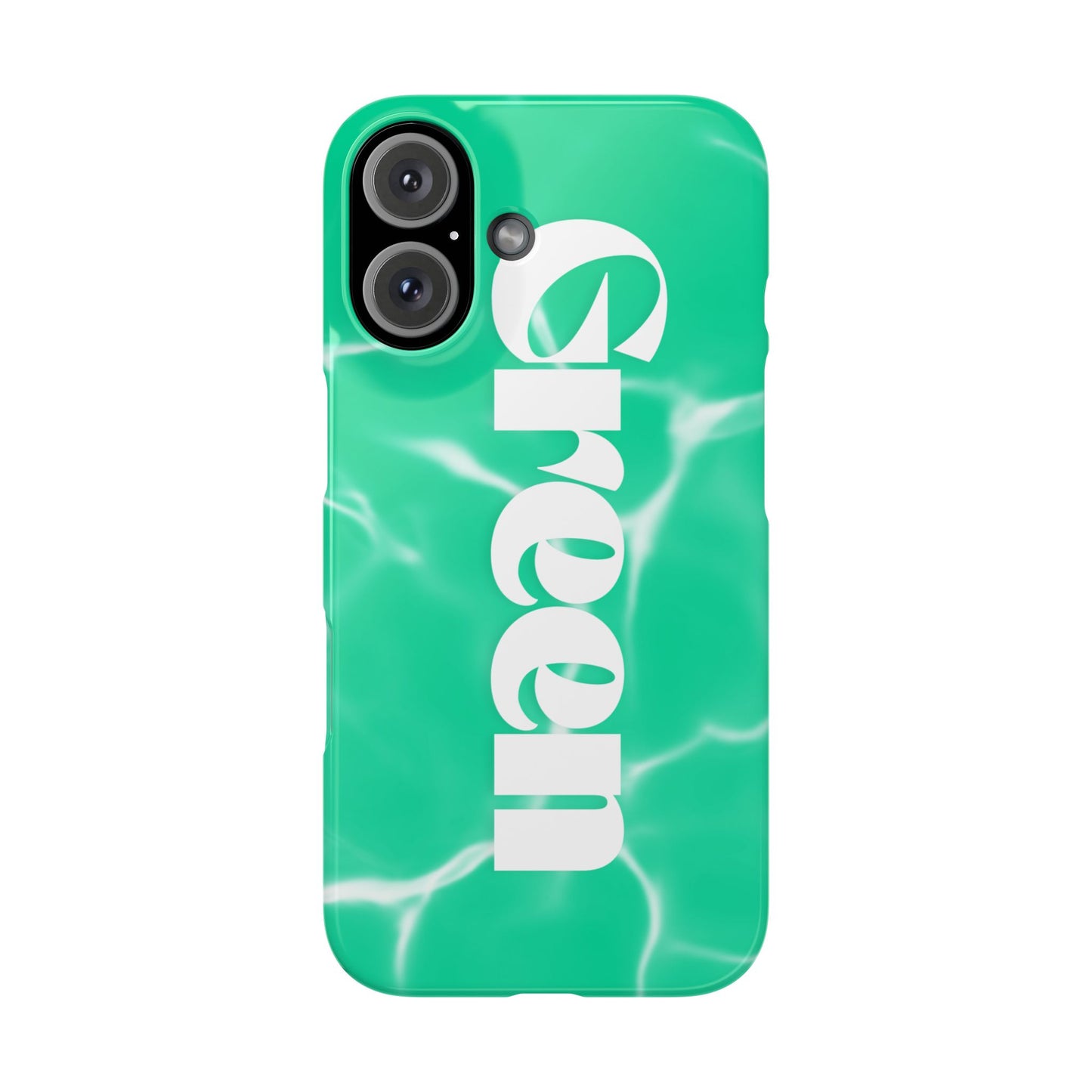 Aqua Pool Vibe Snap Case, Tropical Phone Cover, Summer Accessory, Trendy Gift for Friends, Beach Lover's Essential