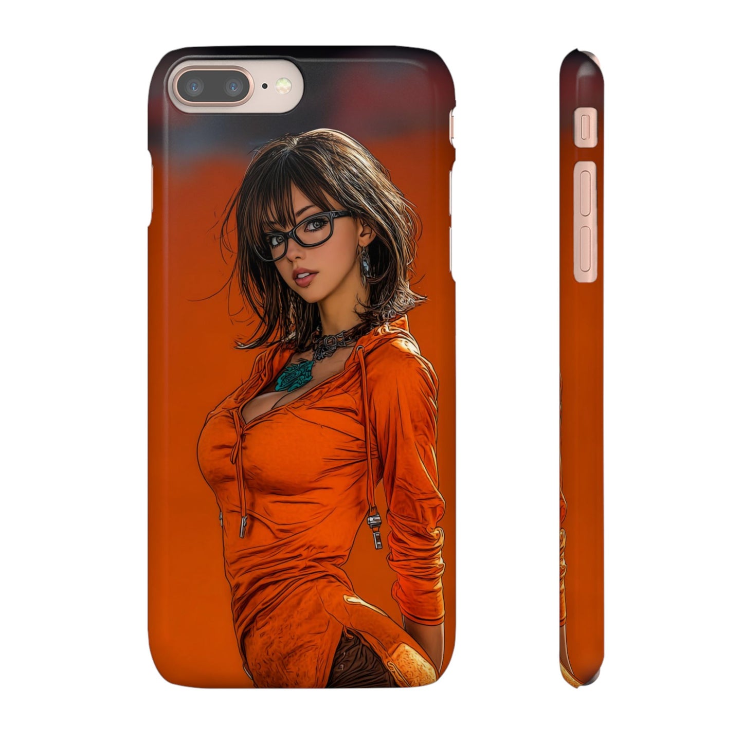 Velma Dinkley Cleveland Browns Fan Snap Cases, Phone Cover, Cartoon Style Art, Custom Case, Protective Shell