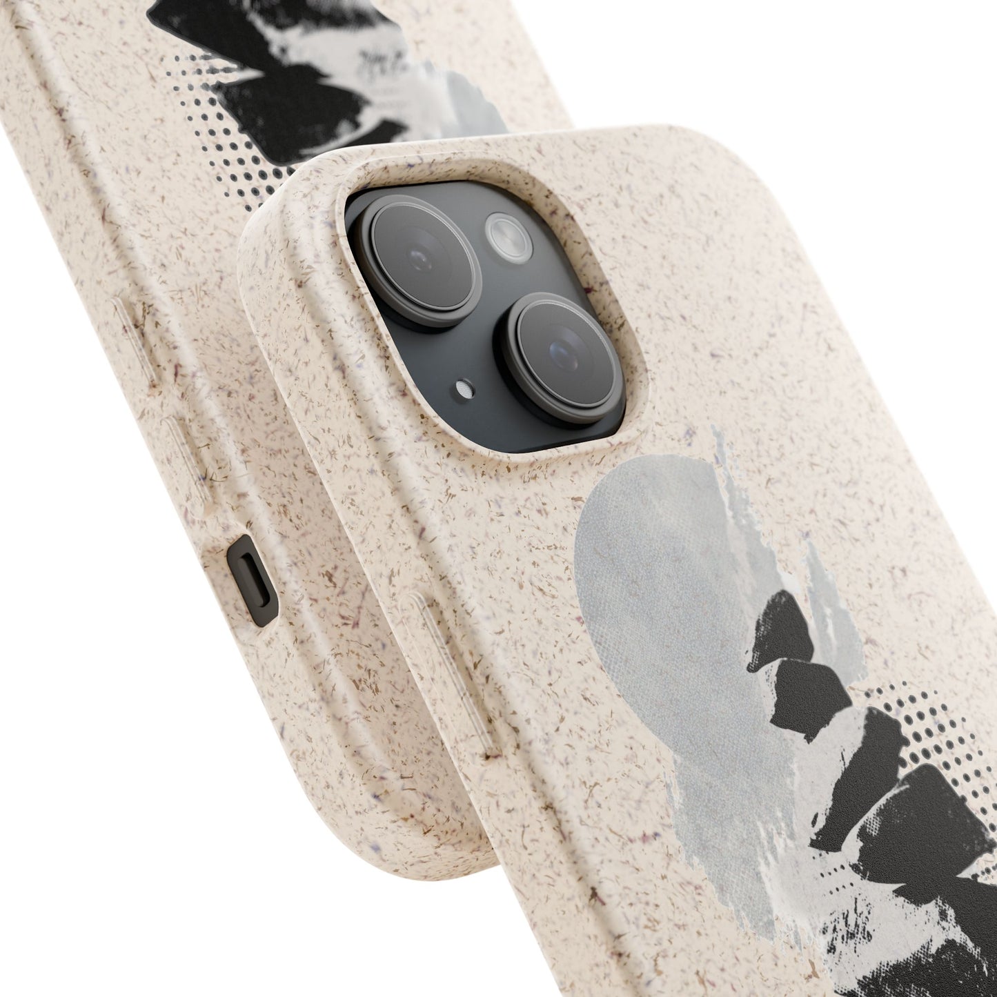 Biodegradable Plastic Free Phone Case Minimalistic Cairn Design Suitable For Iphones And Samsungs