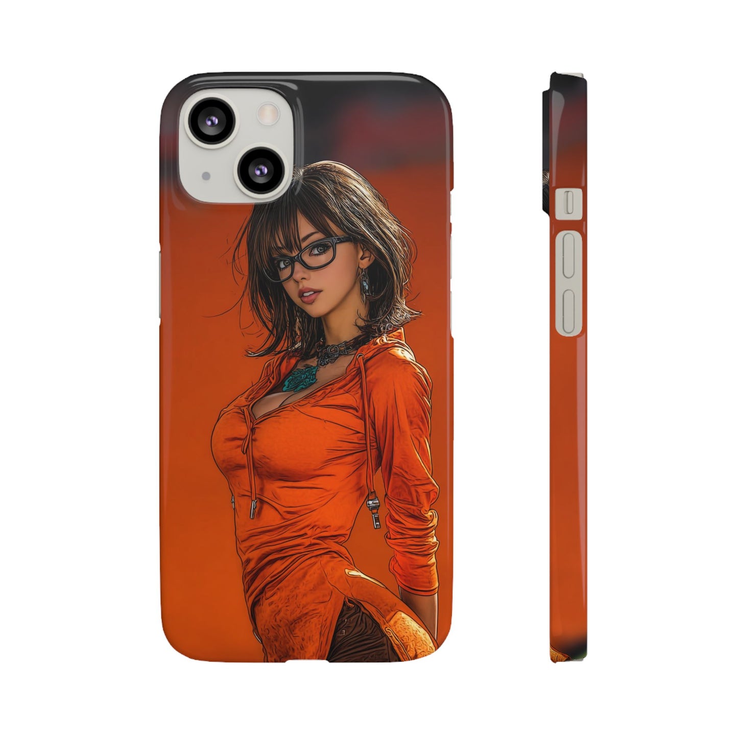 Velma Dinkley Cleveland Browns Fan Snap Cases, Phone Cover, Cartoon Style Art, Custom Case, Protective Shell